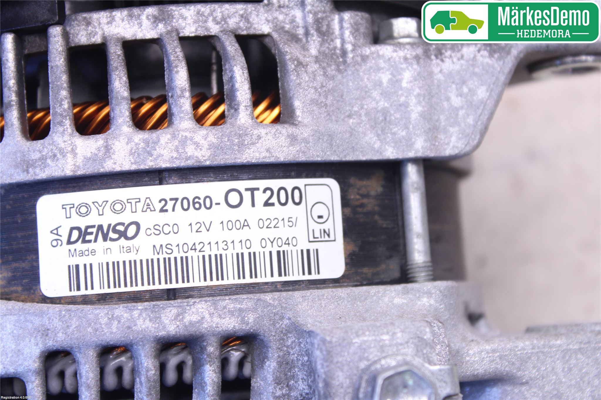 Toyota AURIS 13-19 Generator