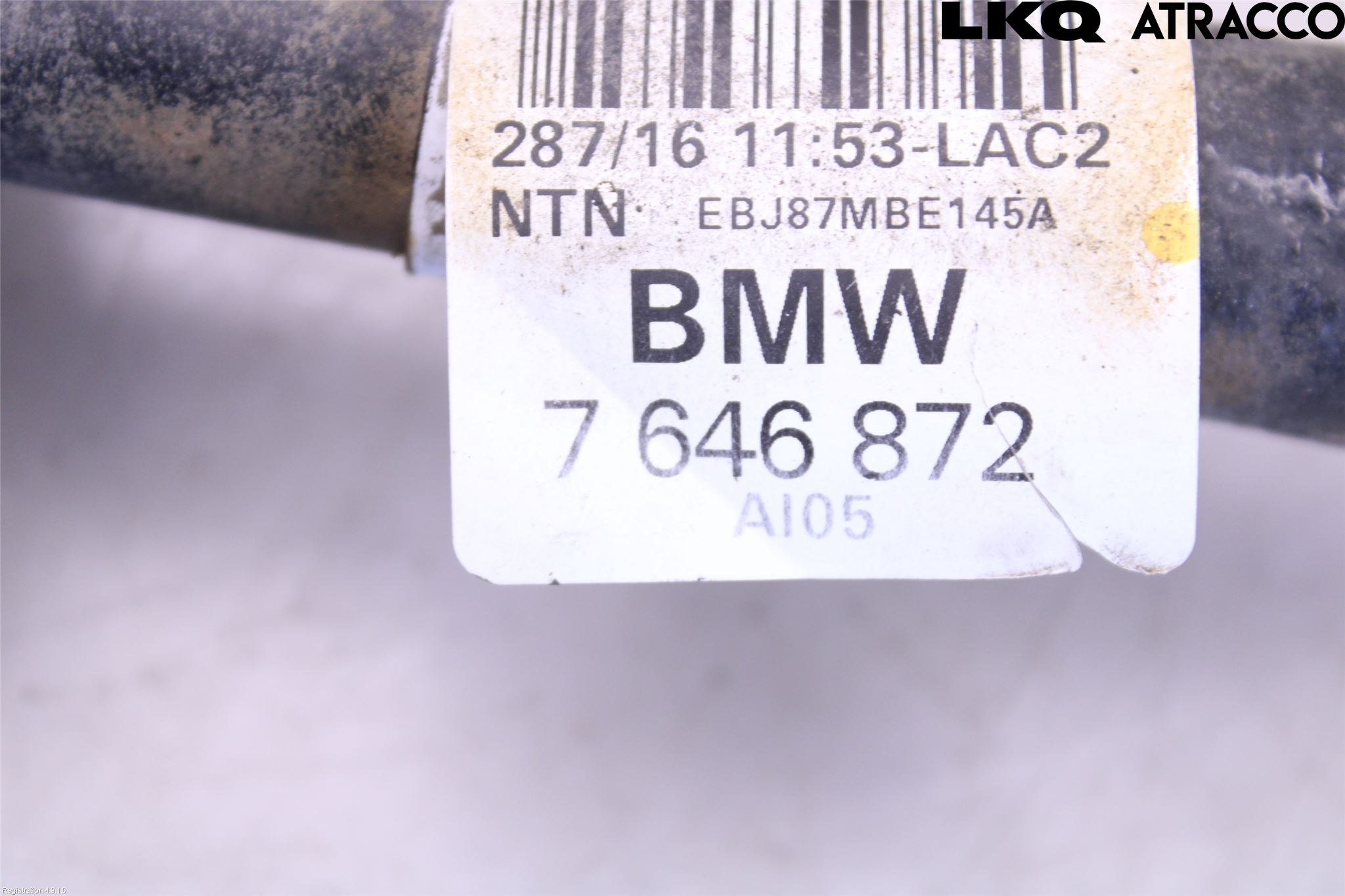 BMW 2 F45 Active Tourer 14-21 Drivaxel Bak Höger
