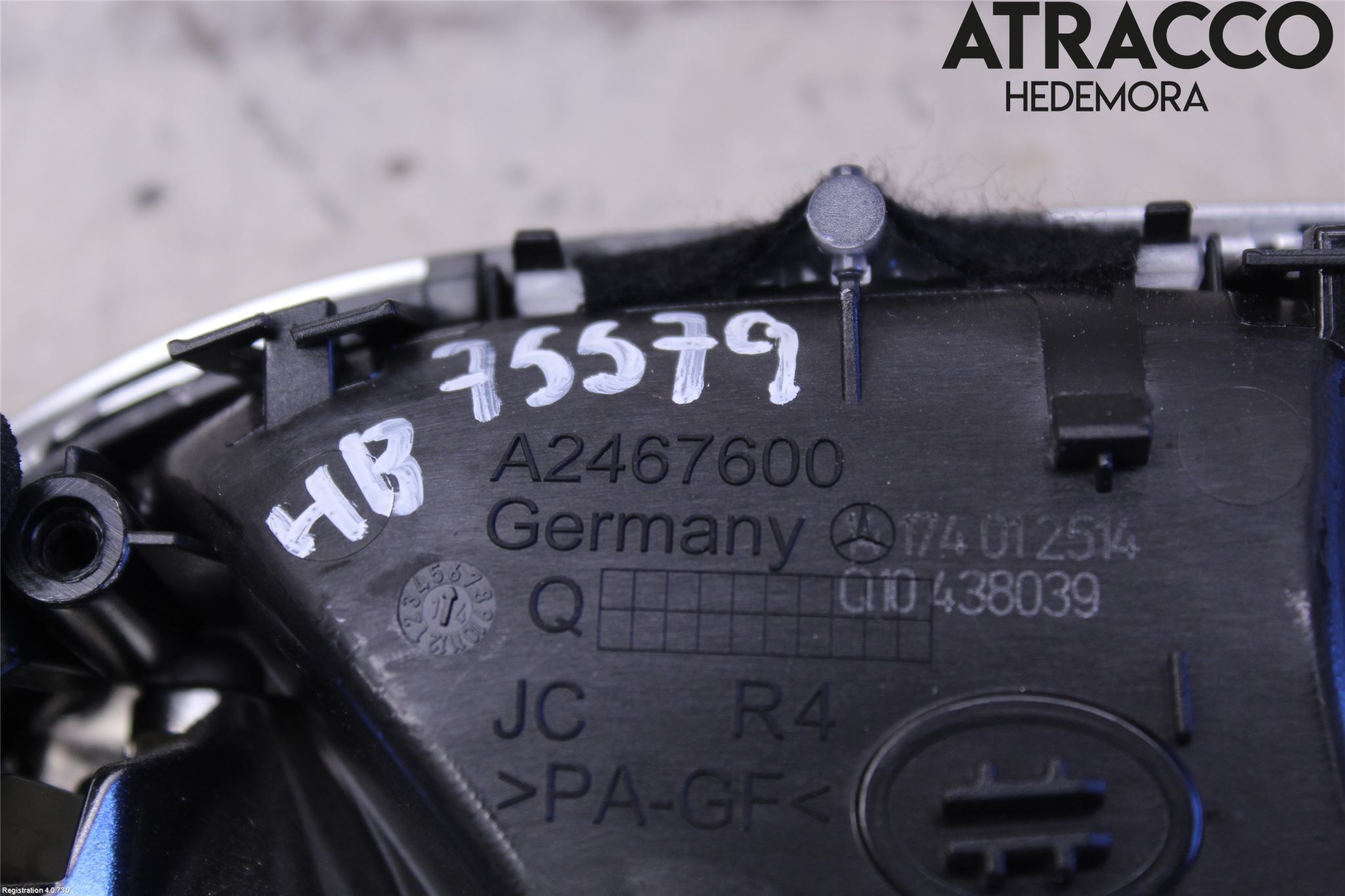 Mercedes-Benz MB A-KLASS (W176) 13-18 Dörrhandtag Inre Hö