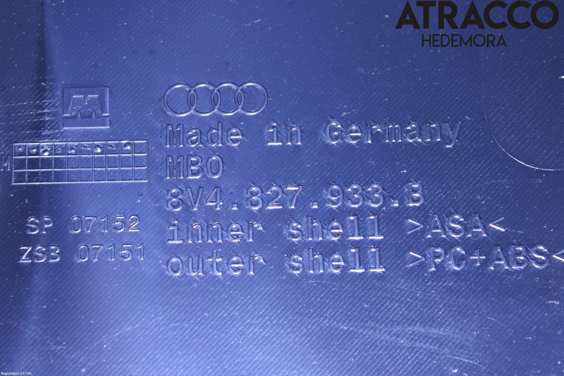 Audi A3/S3 8V 13-20 Spoiler Baklucka