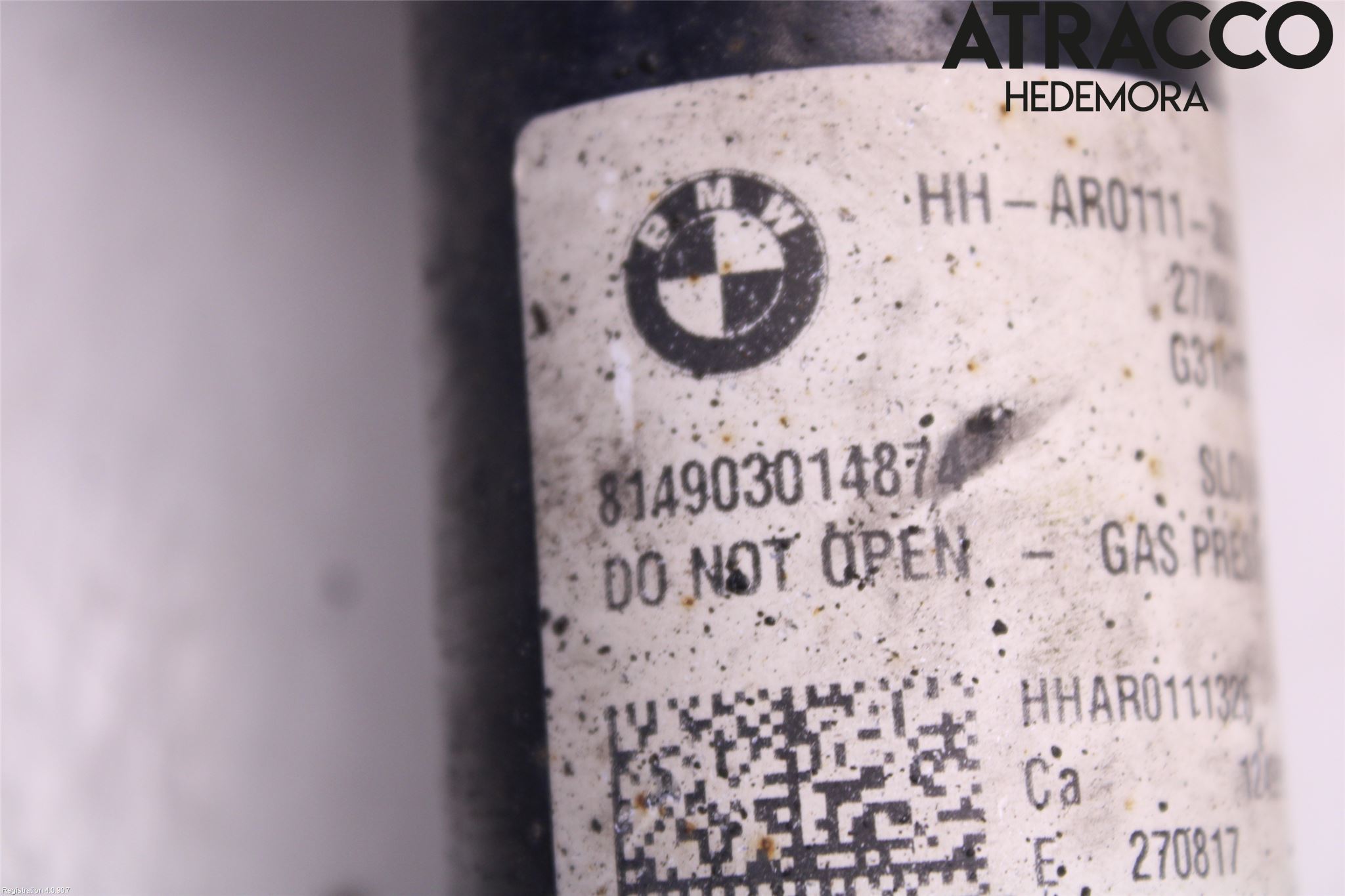 BMW 5 G30/G31/F90 17-23 Nivå-Luftfjädring Bälg