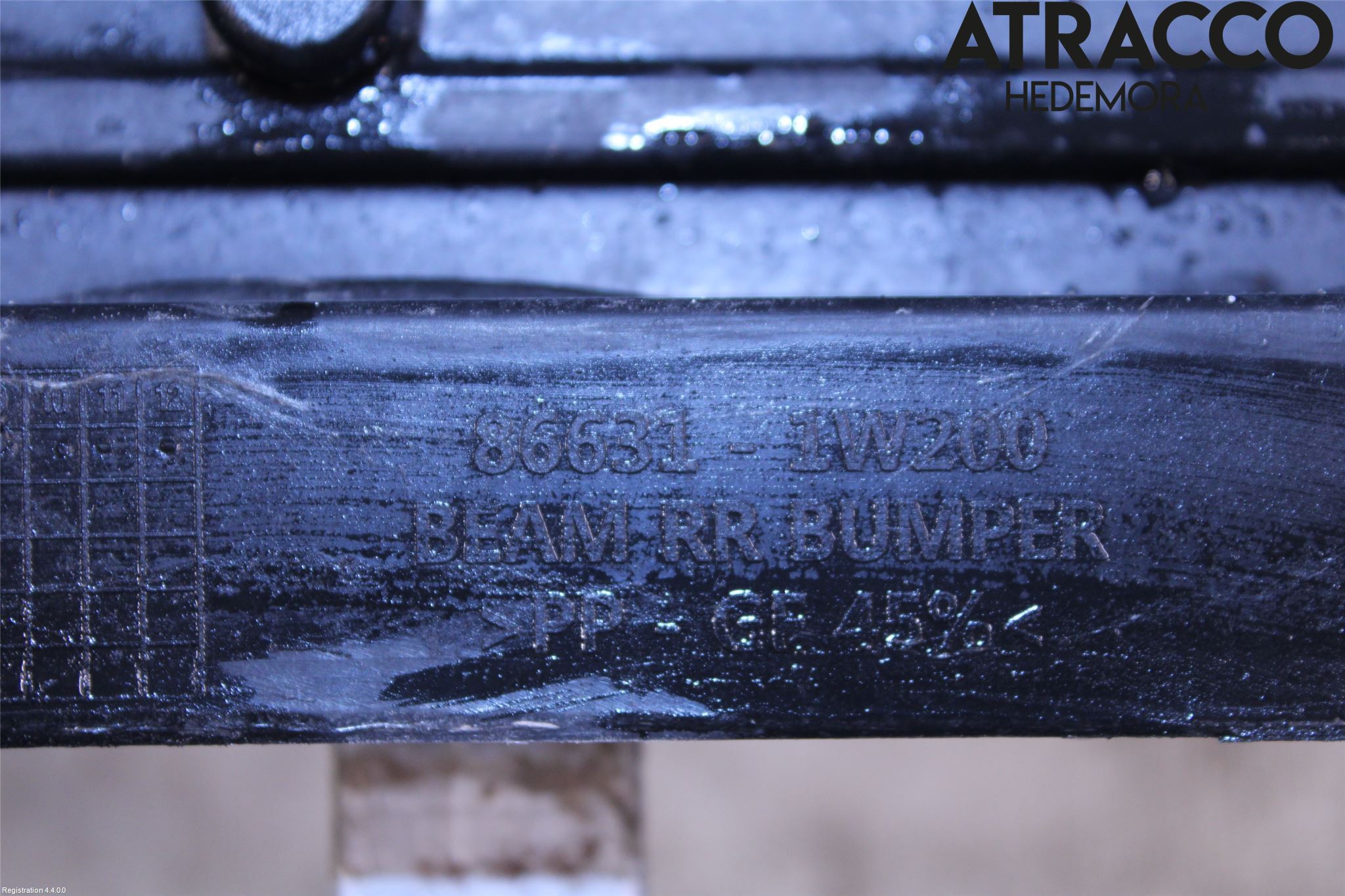 Kia RIO 12-16 Stötfångarbalk Bak