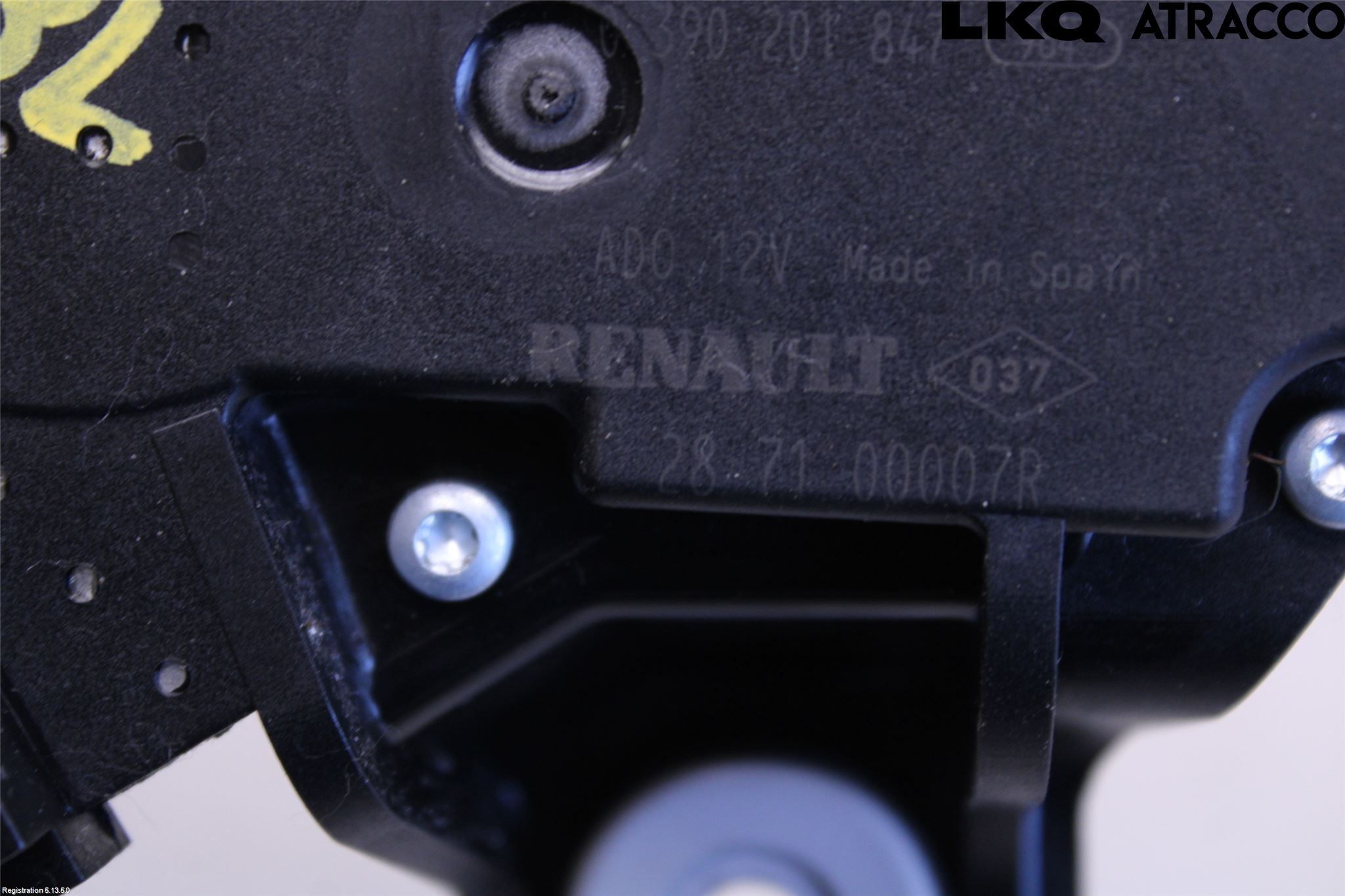 Renault MEGANE III 09-15 Torkarmotor Baklucka