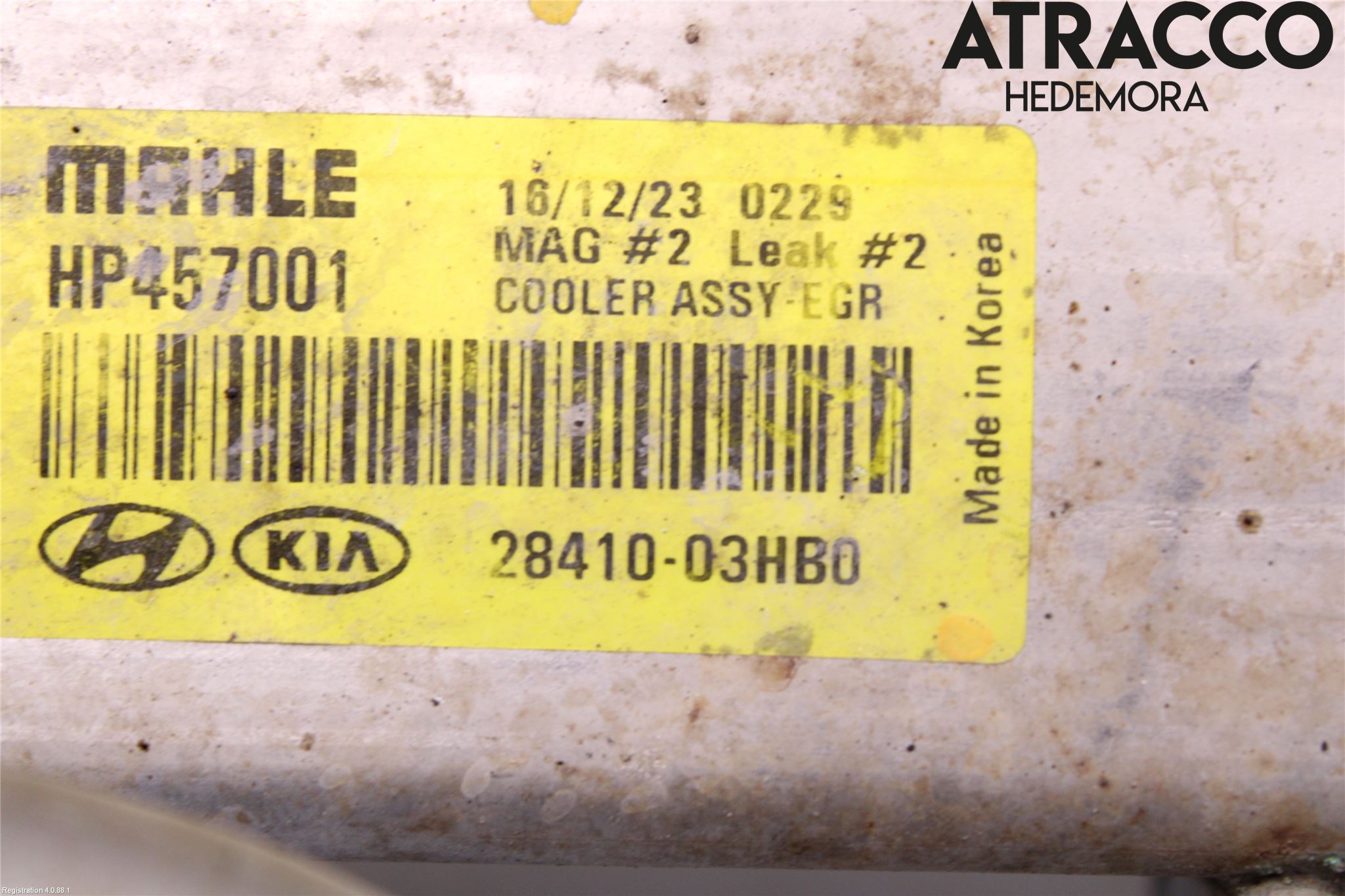 Kia NIRO (DE) 17-22 Avgaskylare