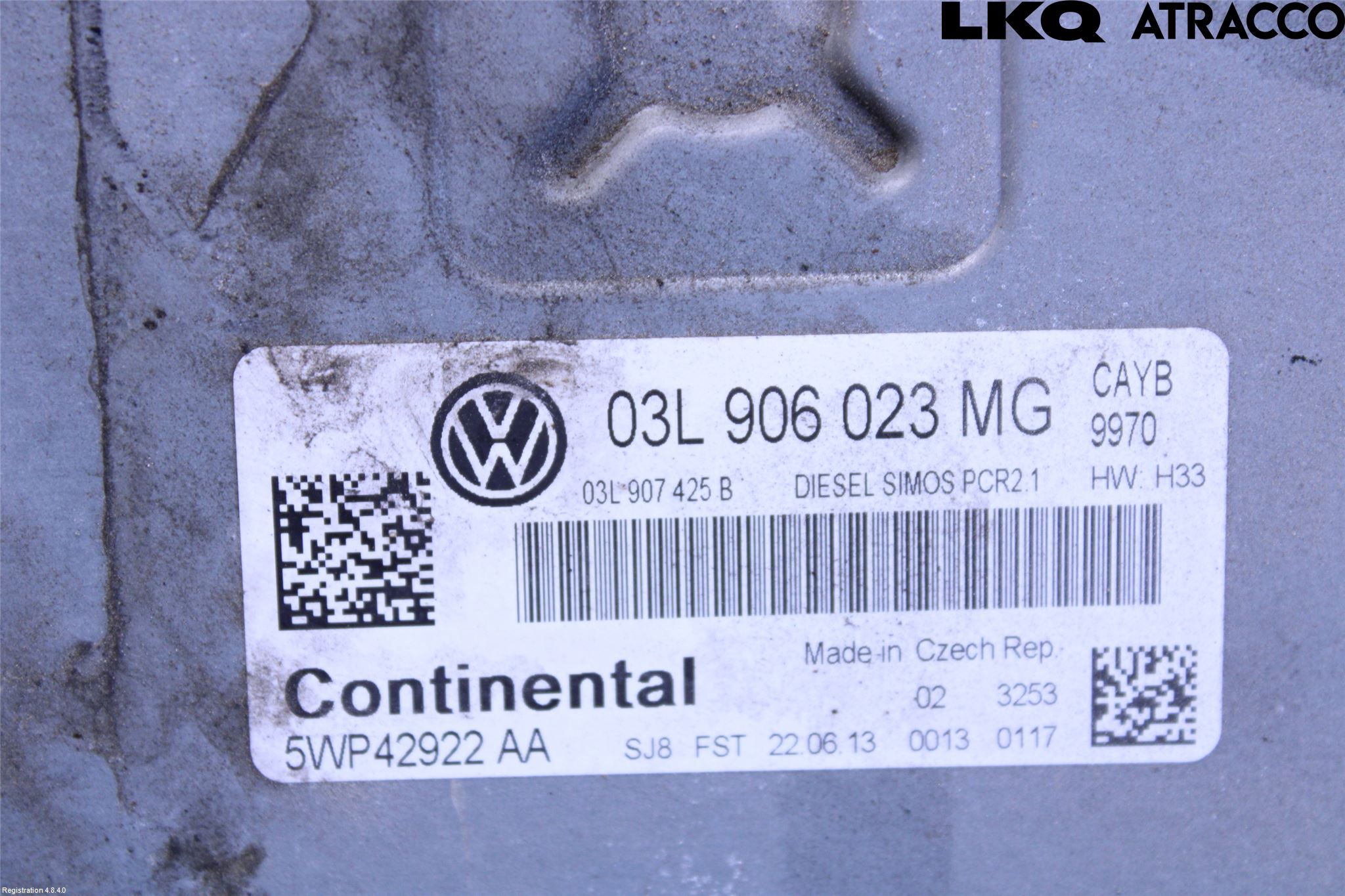 Volkswagen VW POLO 10-17 Styrenhet Inspump Diesel