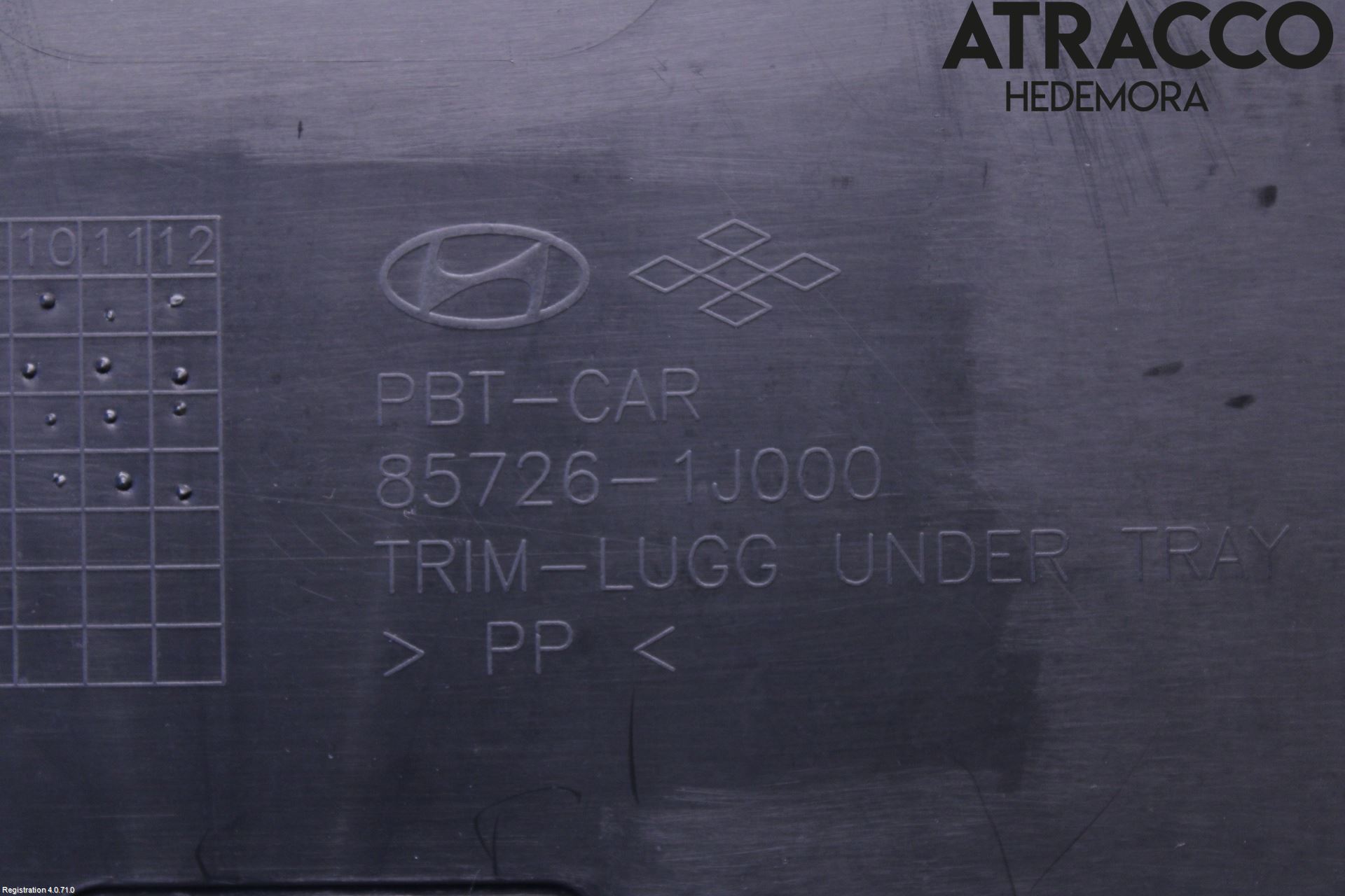 Hyundai i20 PB 09-14 Bagage Golv