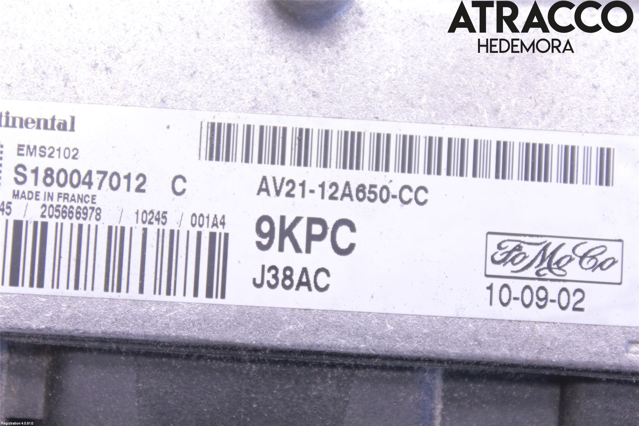 Ford FIESTA 09-12 Styrenhet Insprut Bensin