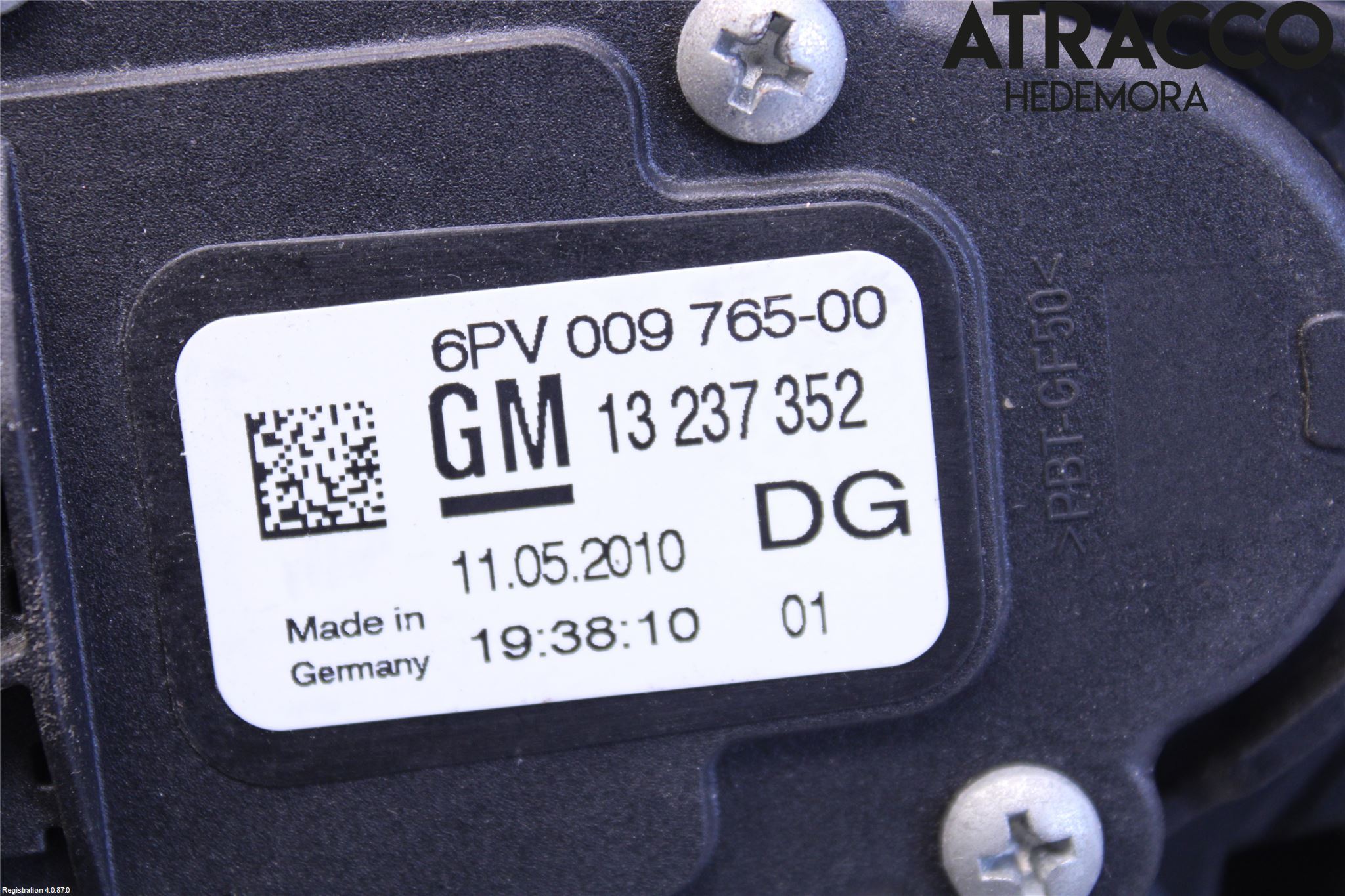 Saab 9-5 10-12 Gaspedal