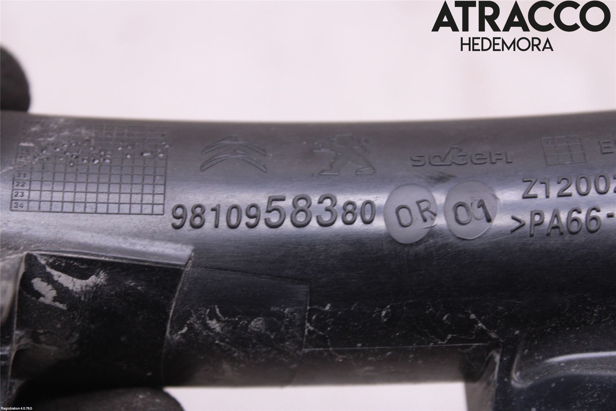 Citroen BERLINGO/E-BERLINGO 19- Laddluft-Intercoolerrör