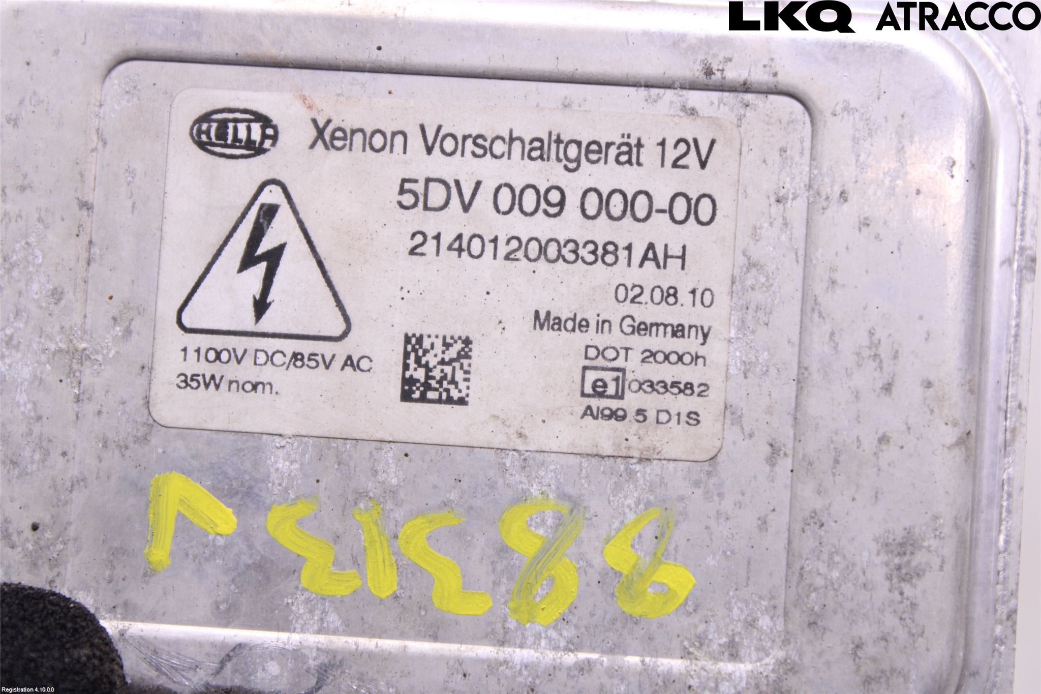 Volkswagen VW GOLF VI 09-13 Styrenhet Strålkastare