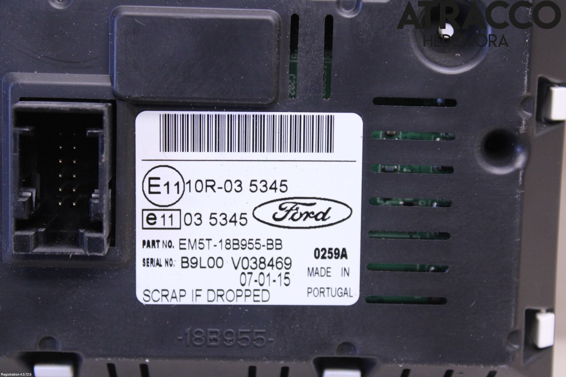 Ford TRANSIT/TOURNEO CONNECT 13-22 Multifunktionsdisplay