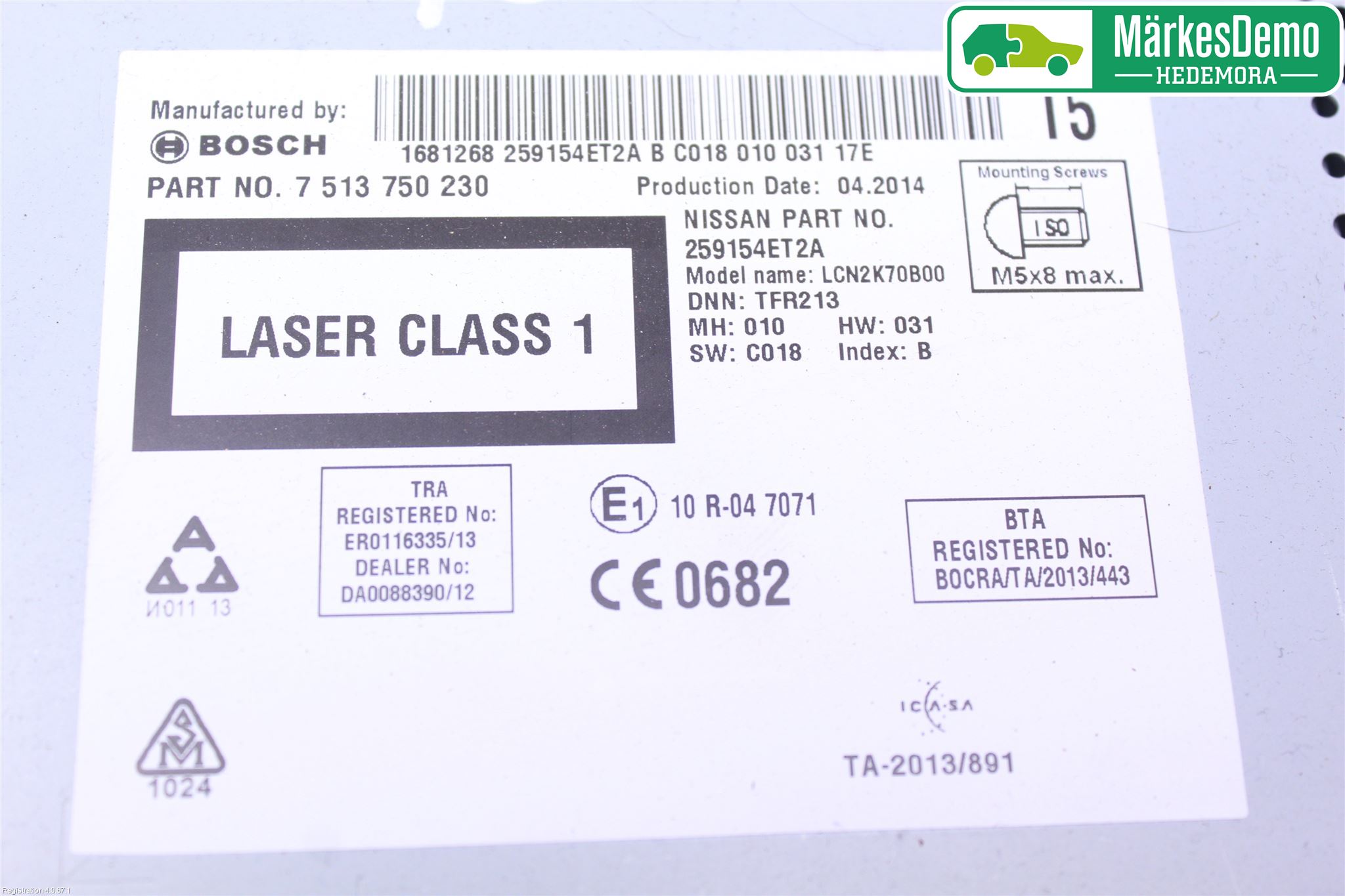 Nissan QASHQAI 14-17 Gps Navigator