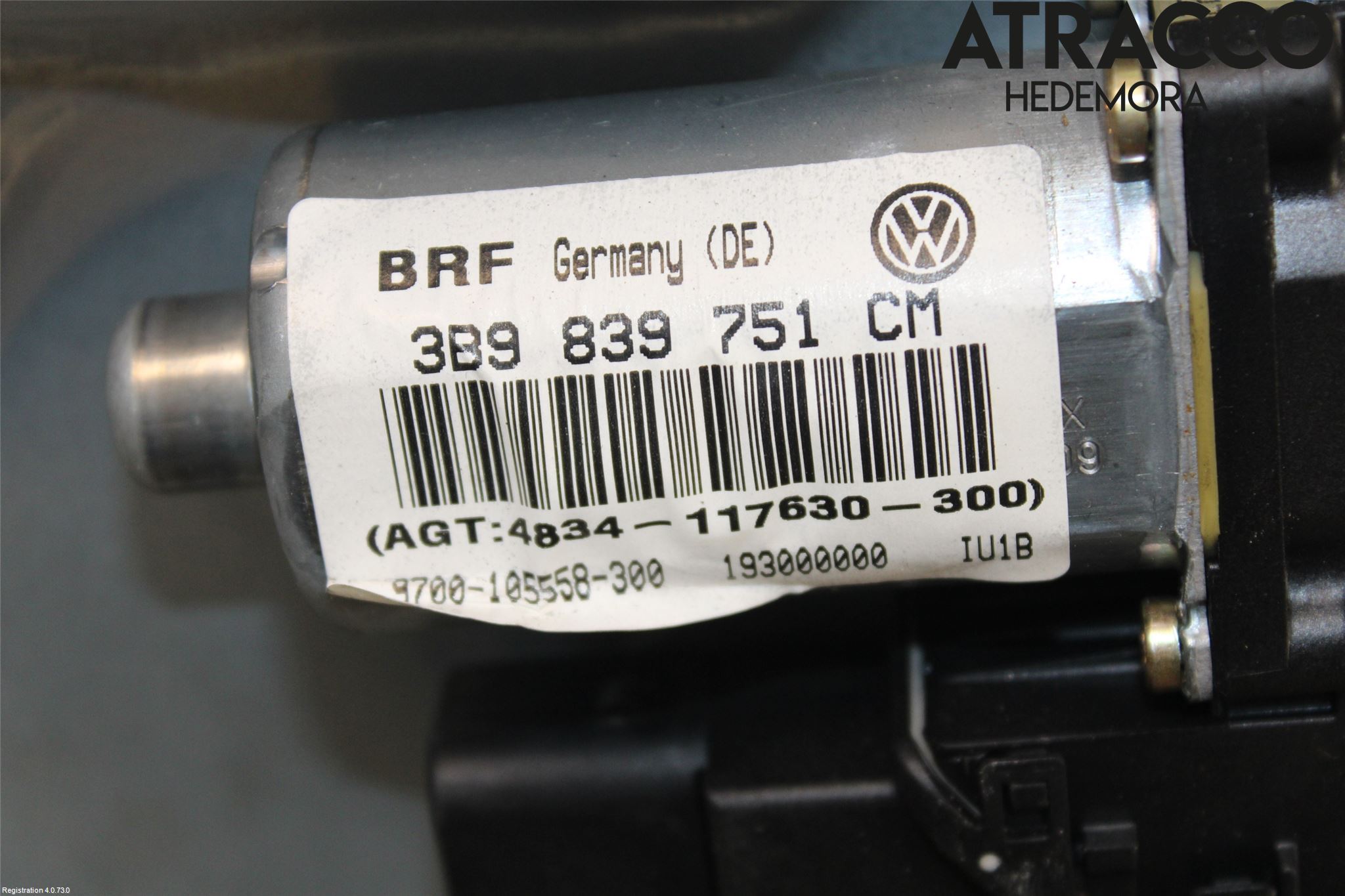 Volkswagen VW PASSAT 01-05 Fönsterhiss El Kompl