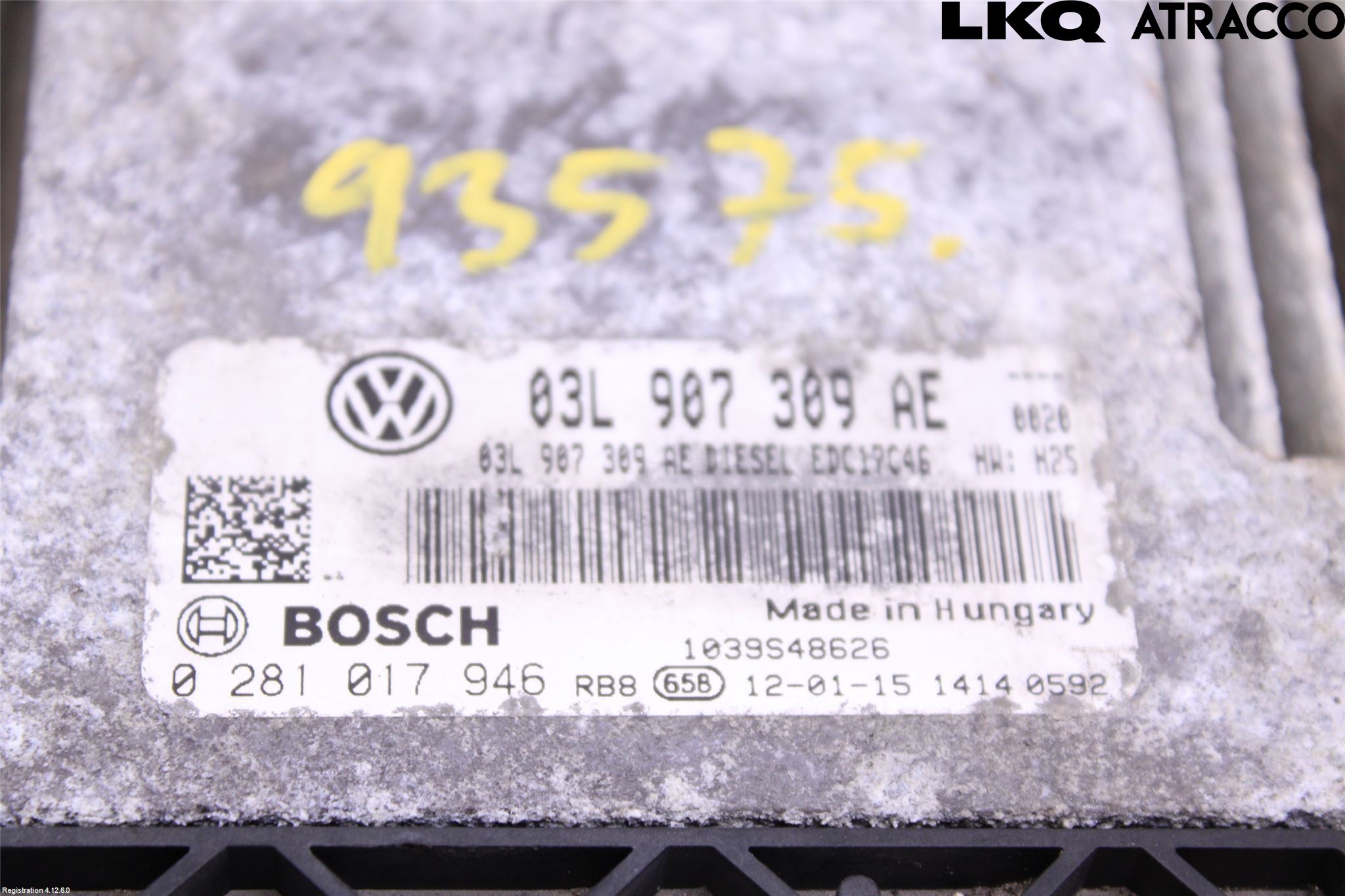 Volkswagen VW PASSAT 11-14 Styrenhet Inspump Diesel
