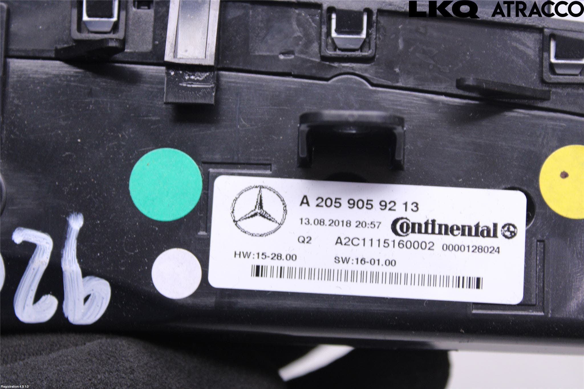 Mercedes-Benz MB C-KLASS (W205) 14-21 Ac Styrenhet Ac Manöveren