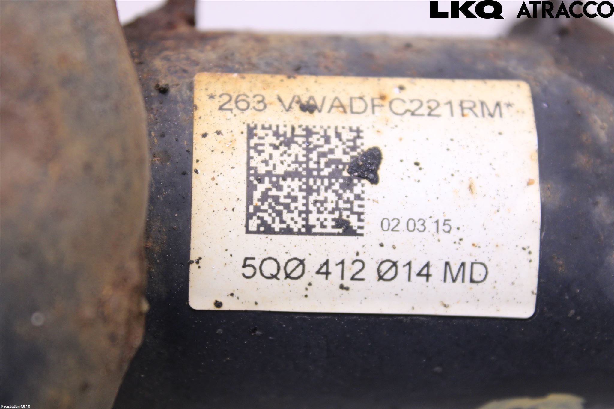 Volkswagen VW GOLF / E-GOLF VII 13-20 Fjäderben Fram Vänster