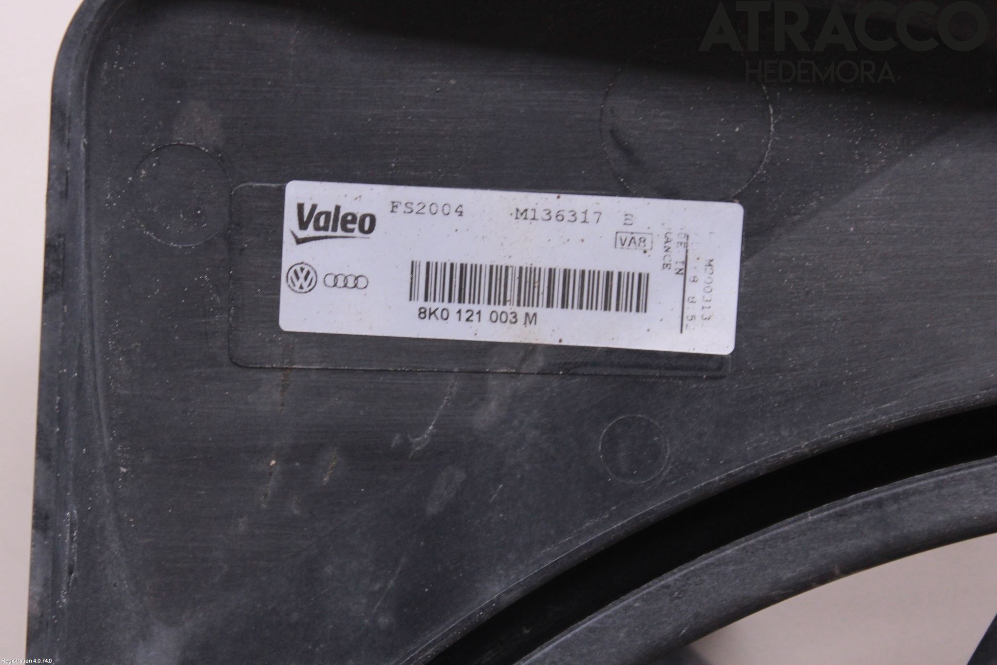 Audi A4/S4 08-11 Kylfläkt El