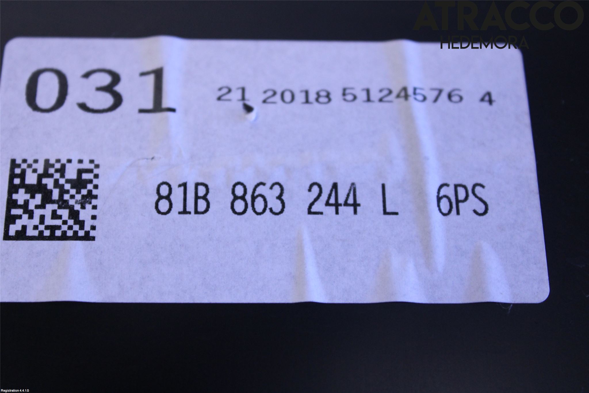 Audi Q2/SQ2 17- Inr Tunnelfack