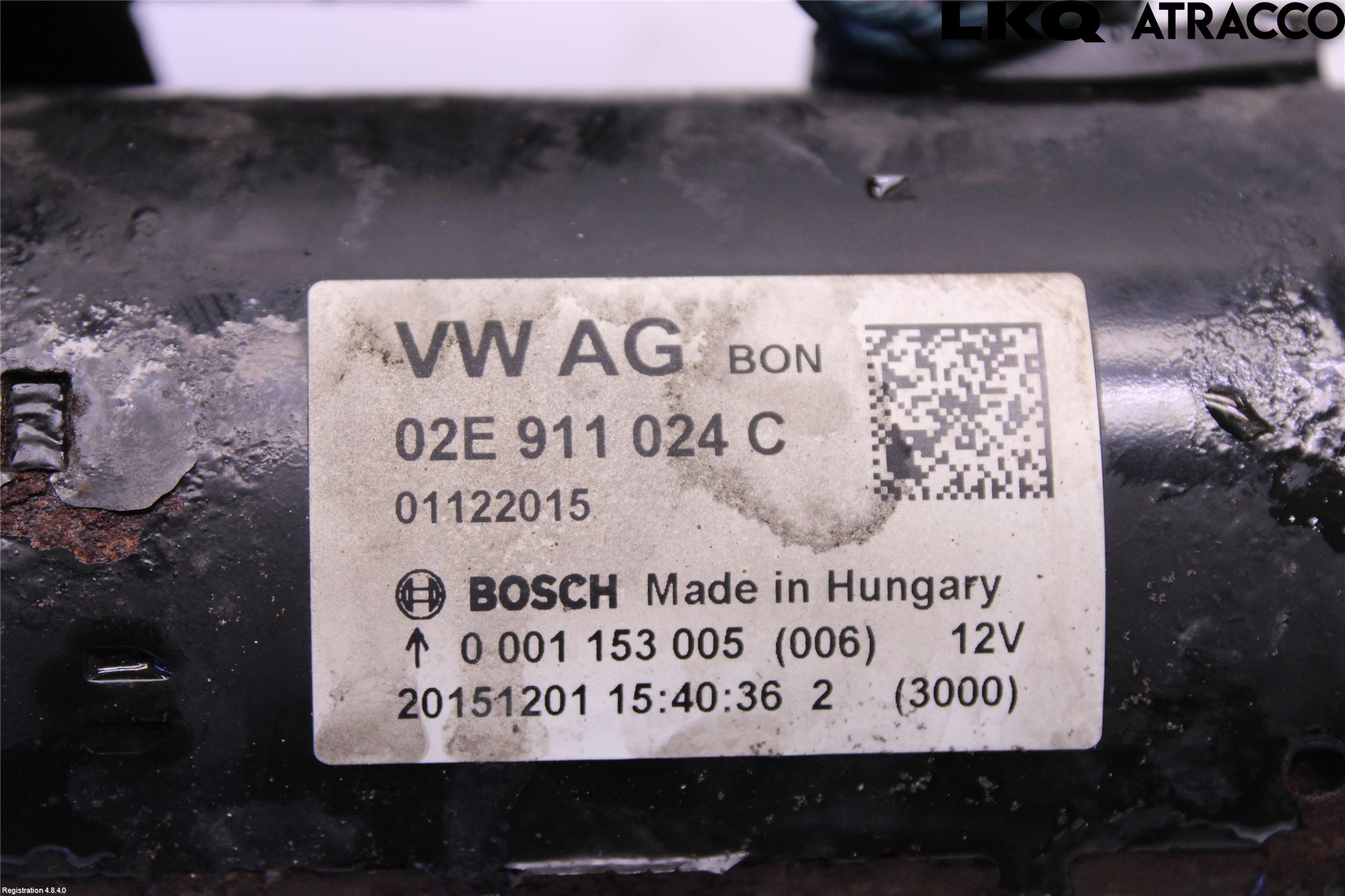 Volkswagen VW TRANSP/CARAVELLE (T6) 16-22 Startmotor Diesel