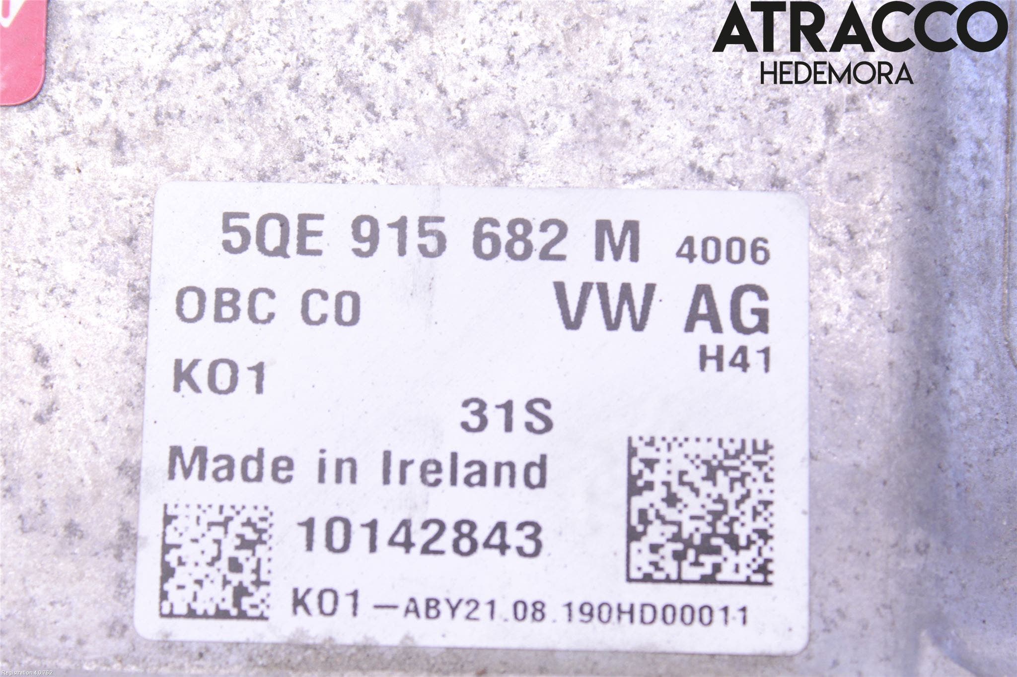 Volkswagen VW PASSAT 15-19 Batteriladdare Högspänning