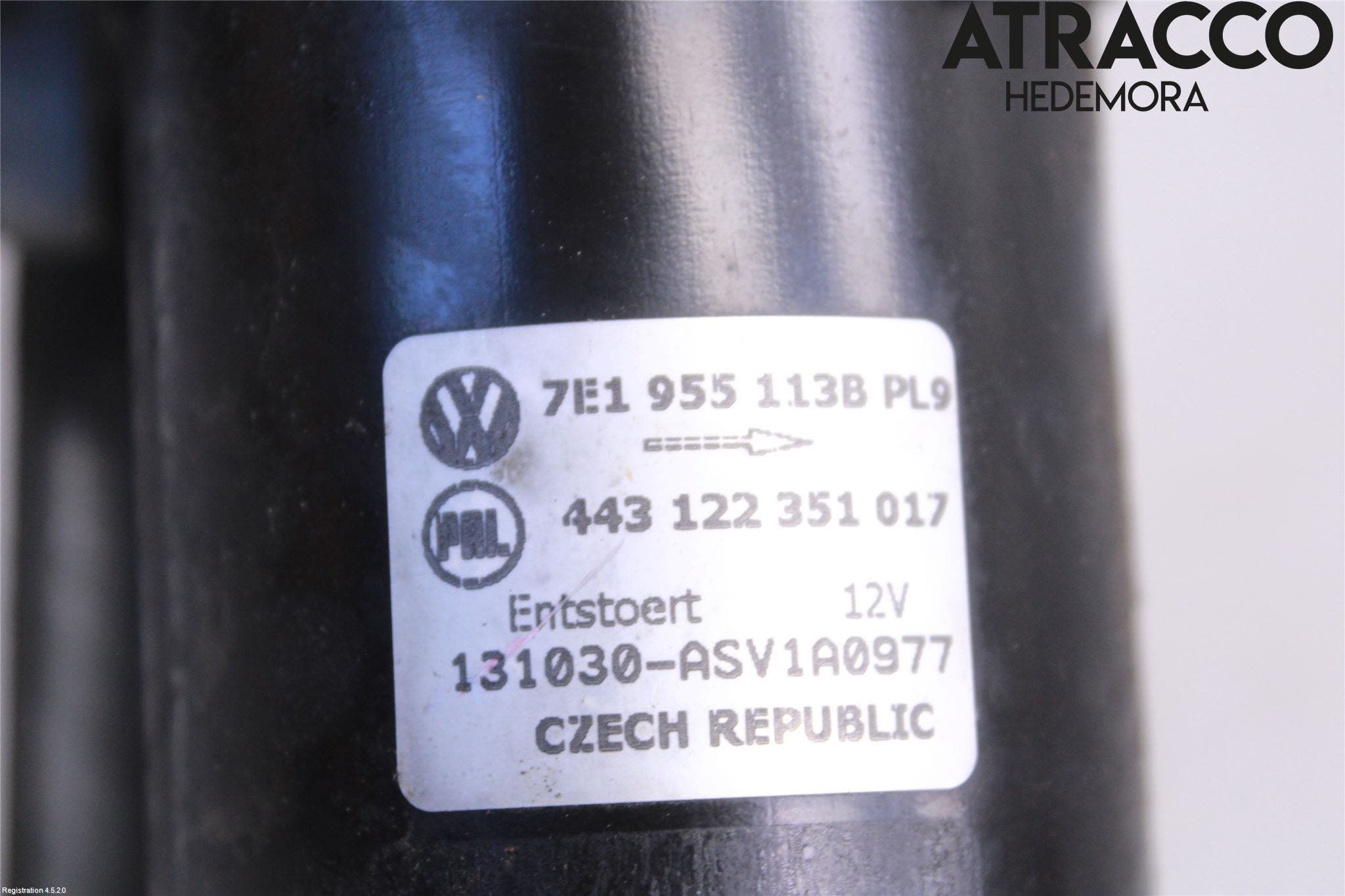 Volkswagen VW TRANSP/CARAVELLE (T5) 04-15 Torkarmotor Vindruta