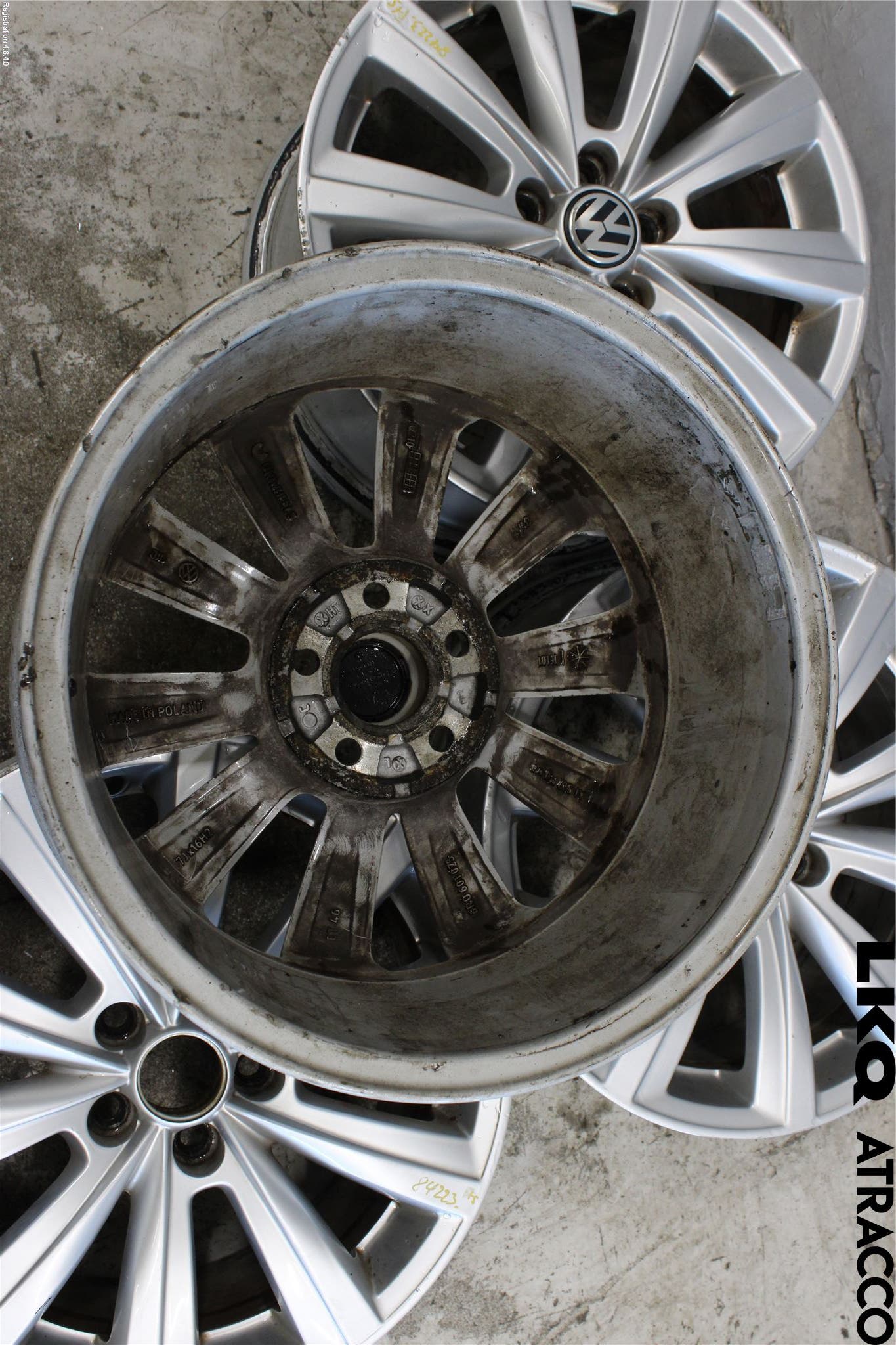 Volkswagen VW POLO 10-17 Fälgsats Aluminium