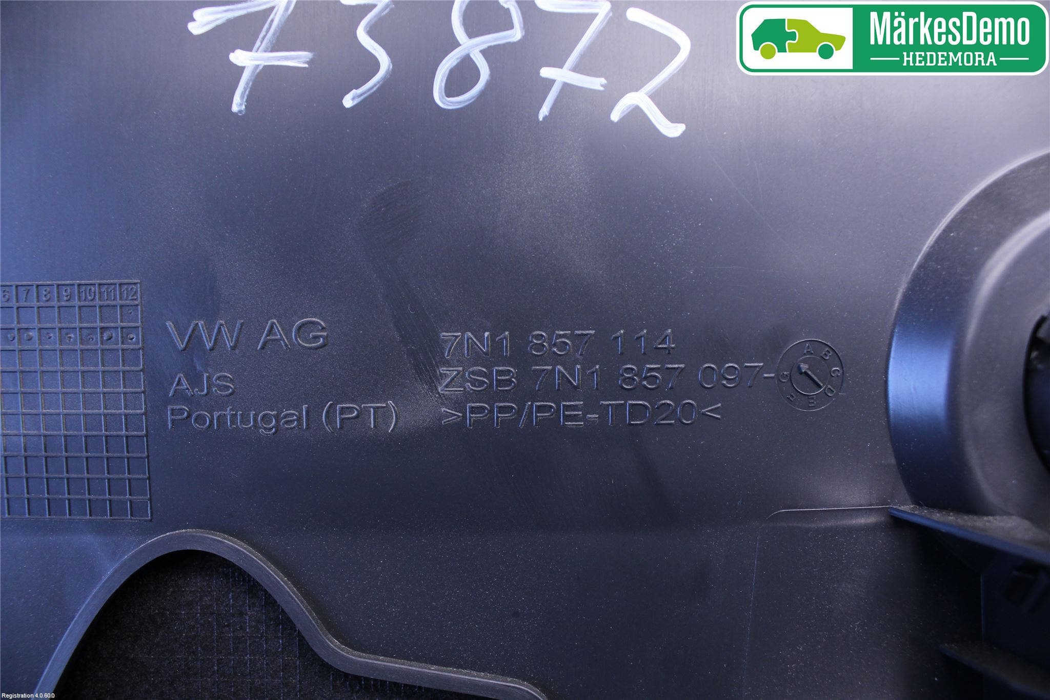 Volkswagen VW SHARAN 11- Handskfack