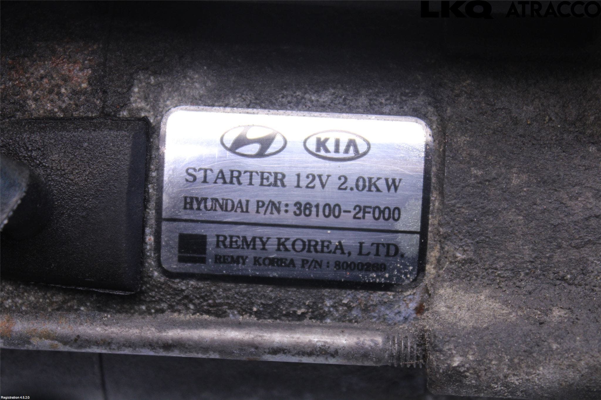 Hyundai SANTA FE 06-12 Startmotor Diesel
