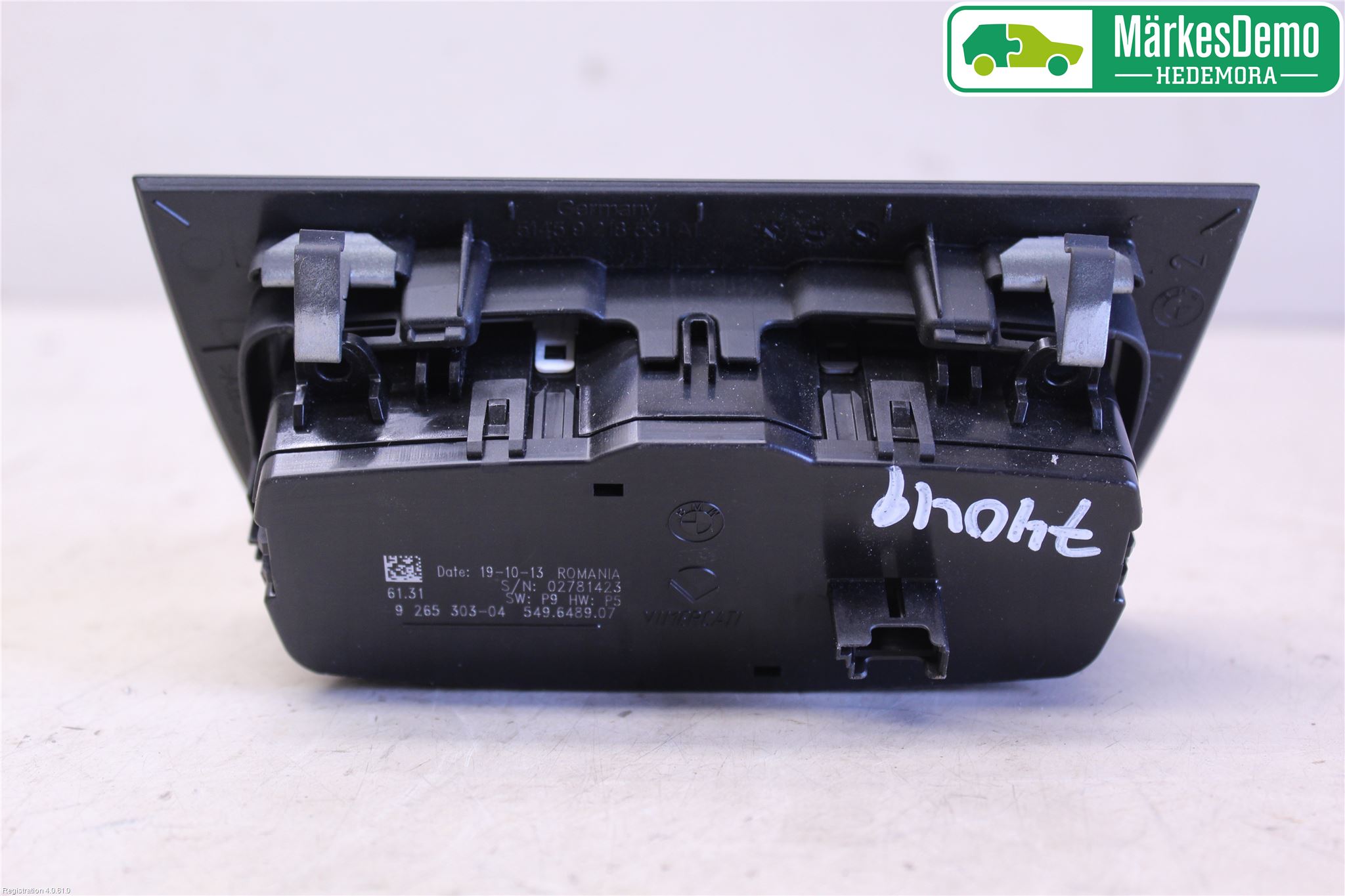 BMW 3 F30/F31/F80 12-19 Strömställare Ljus