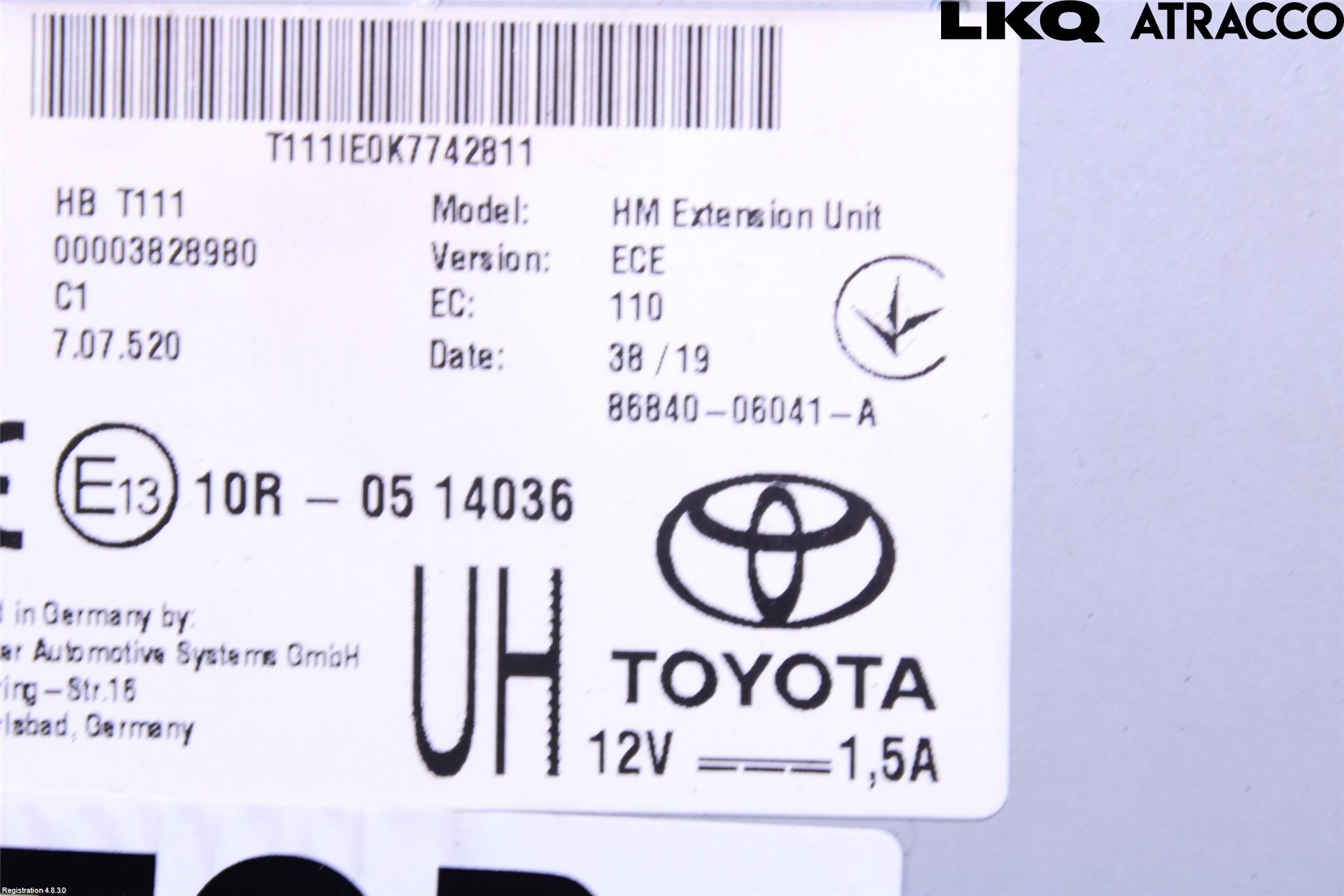 Toyota RAV4 19- Styrenhet Multimedia