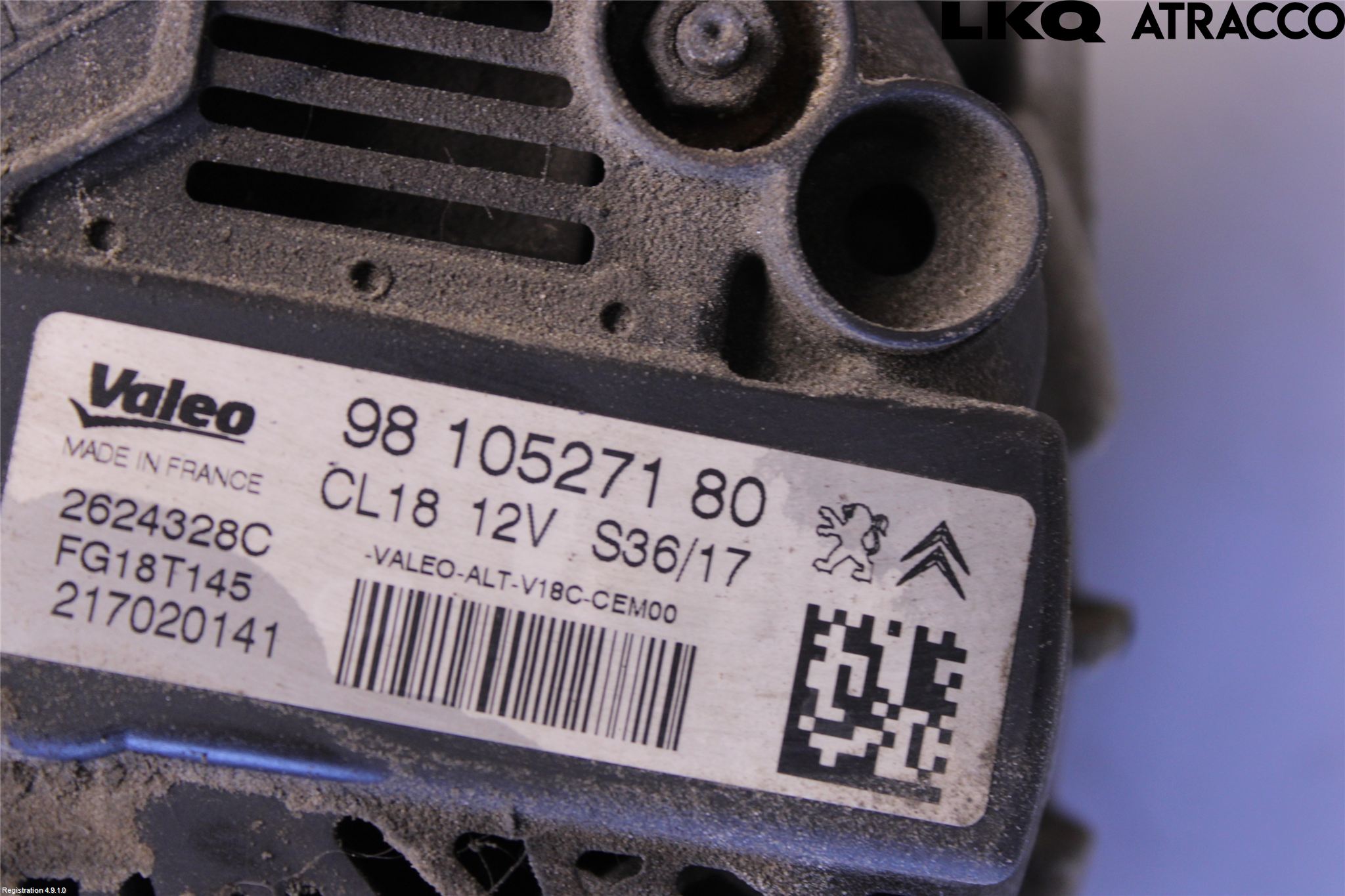 Citroen JUMPY/E-JUMPY 16- Generator