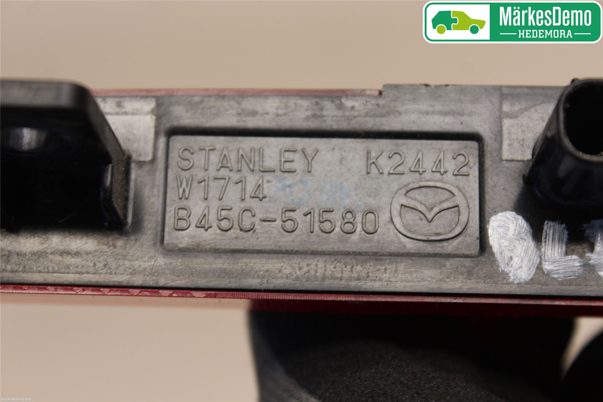 Mazda CX-3 Bromsljus Bakruta