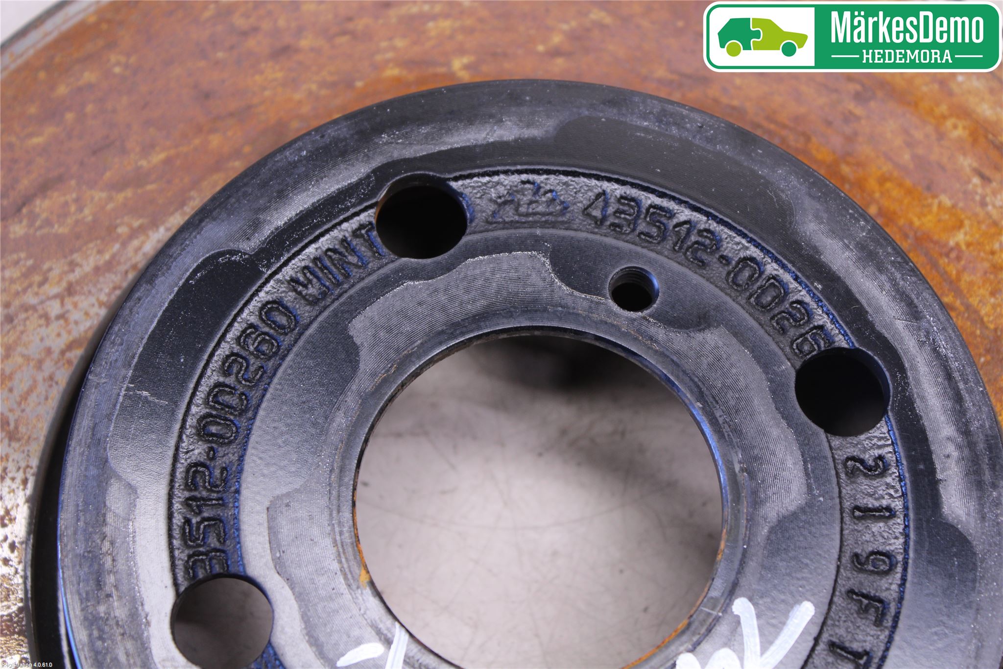 Toyota YARIS XP130 15-20 Bromsskiva Fram