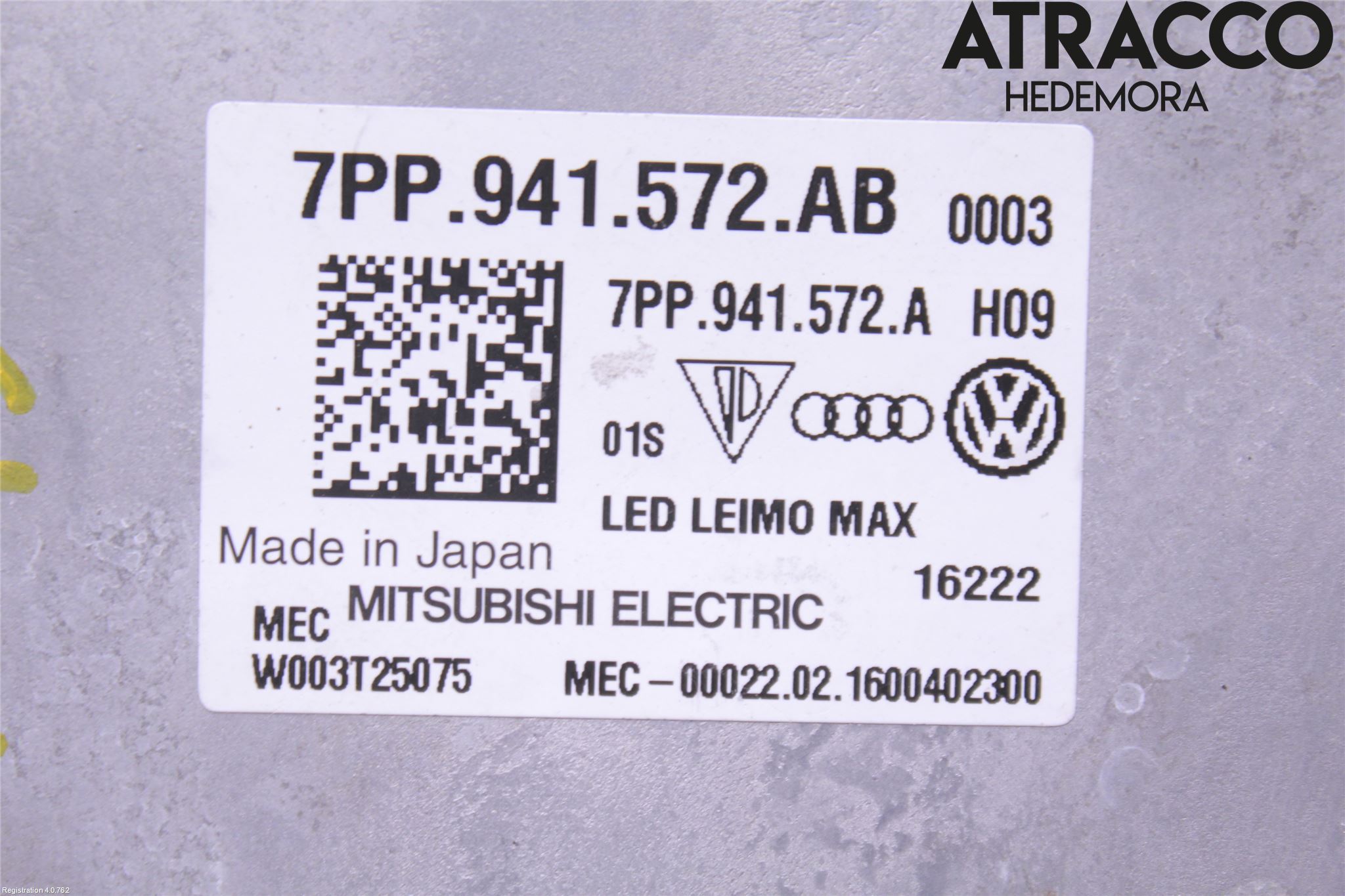 Volkswagen VW PASSAT 15-19 Styrenhet Strålkastare