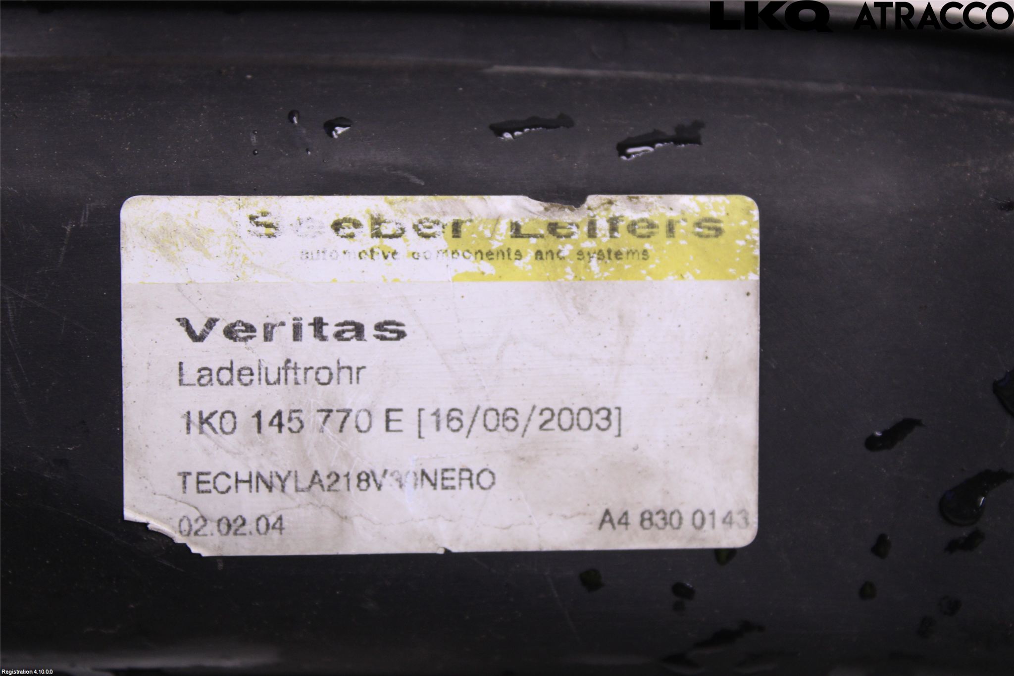 Audi A3/S3 05-13 Laddluft-Intercoolerrör