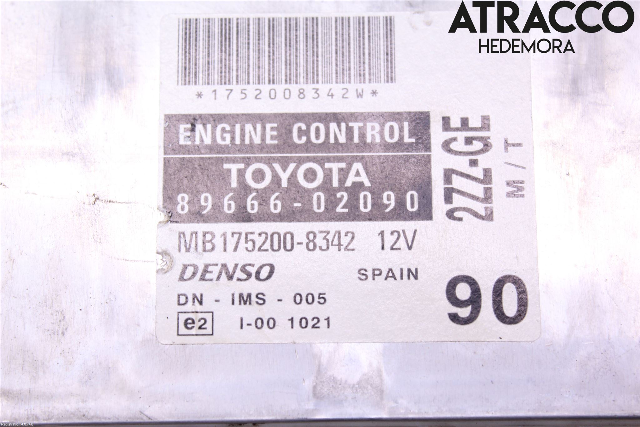 Toyota COROLLA 02-07 Styrenhet Insprut Bensin