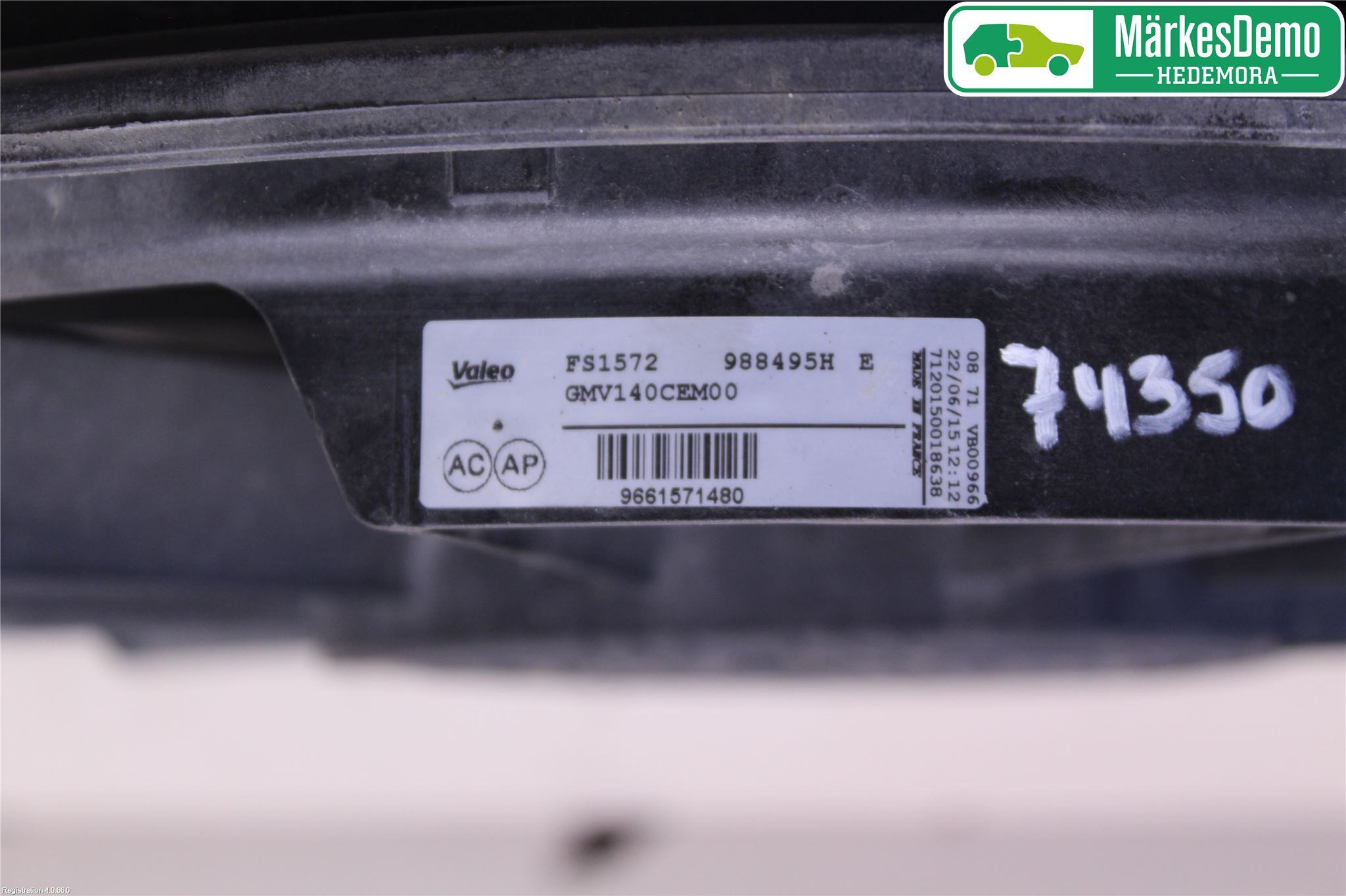 Peugeot PARTNER 16-18 Kylfläkt El