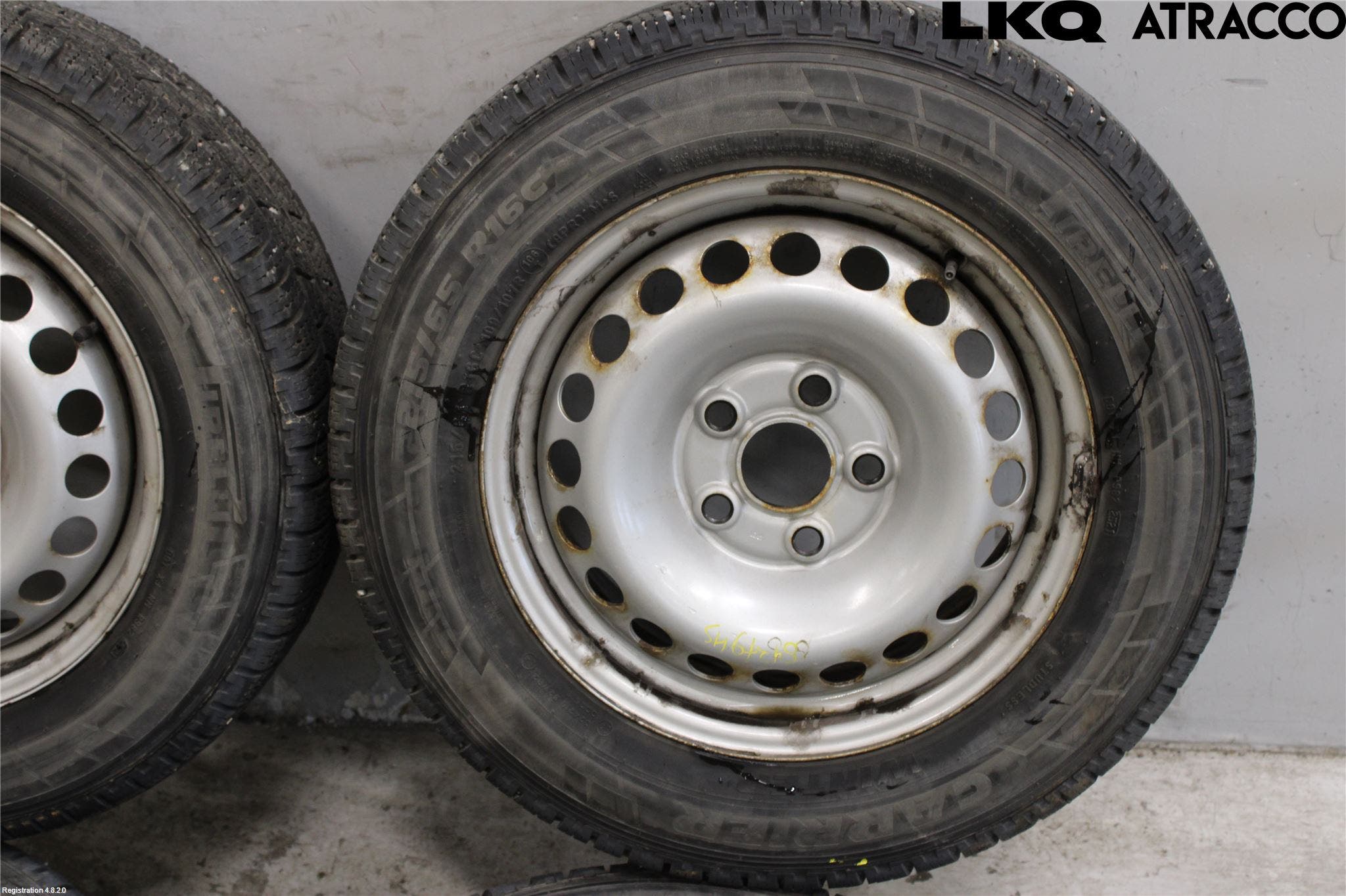 Volkswagen VW TRANSP/CARAVELLE (T6) 16-22 Vinterdäck Plåtfälg 4St
