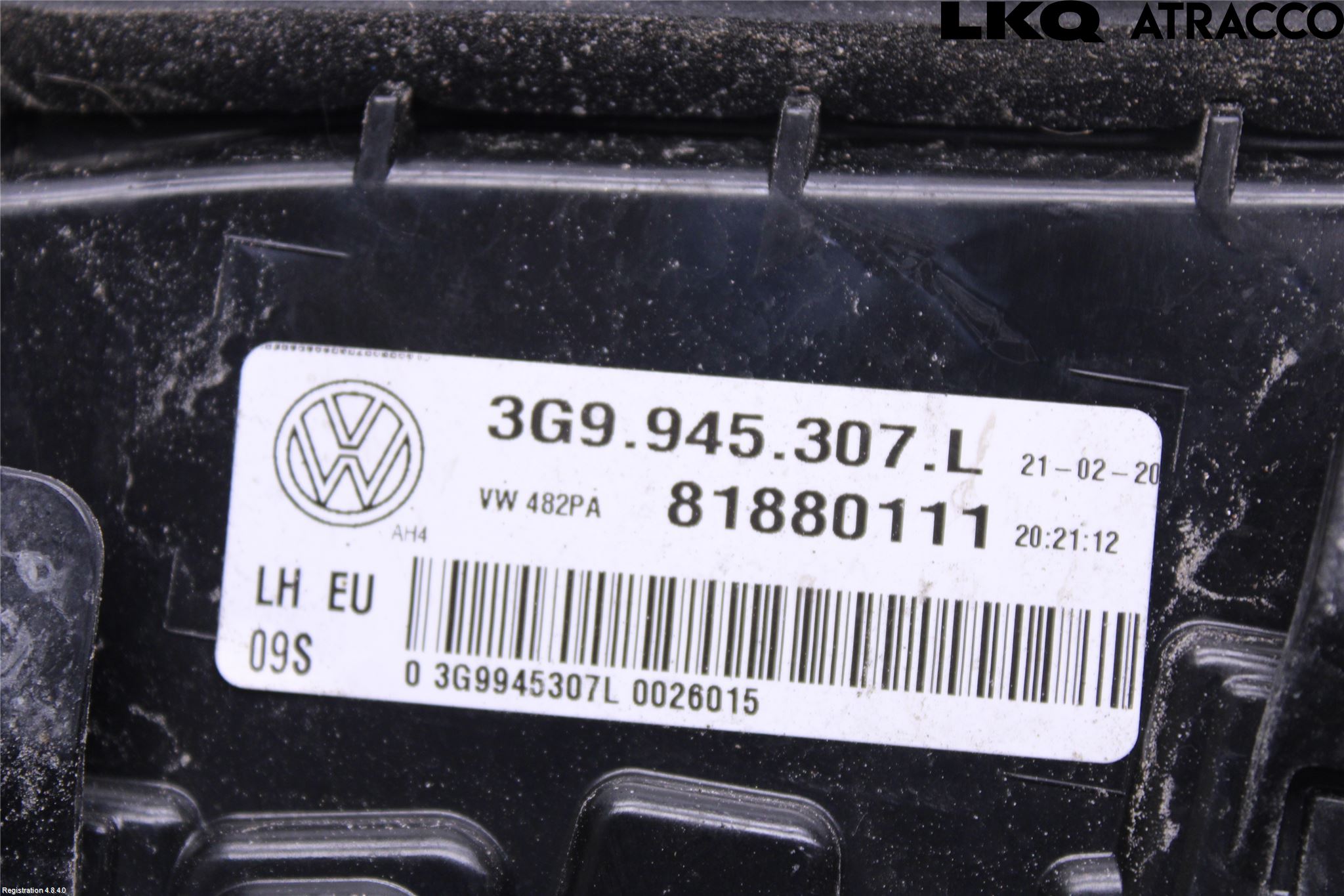 Volkswagen VW PASSAT 20-24 Bakljus Lucka Hö