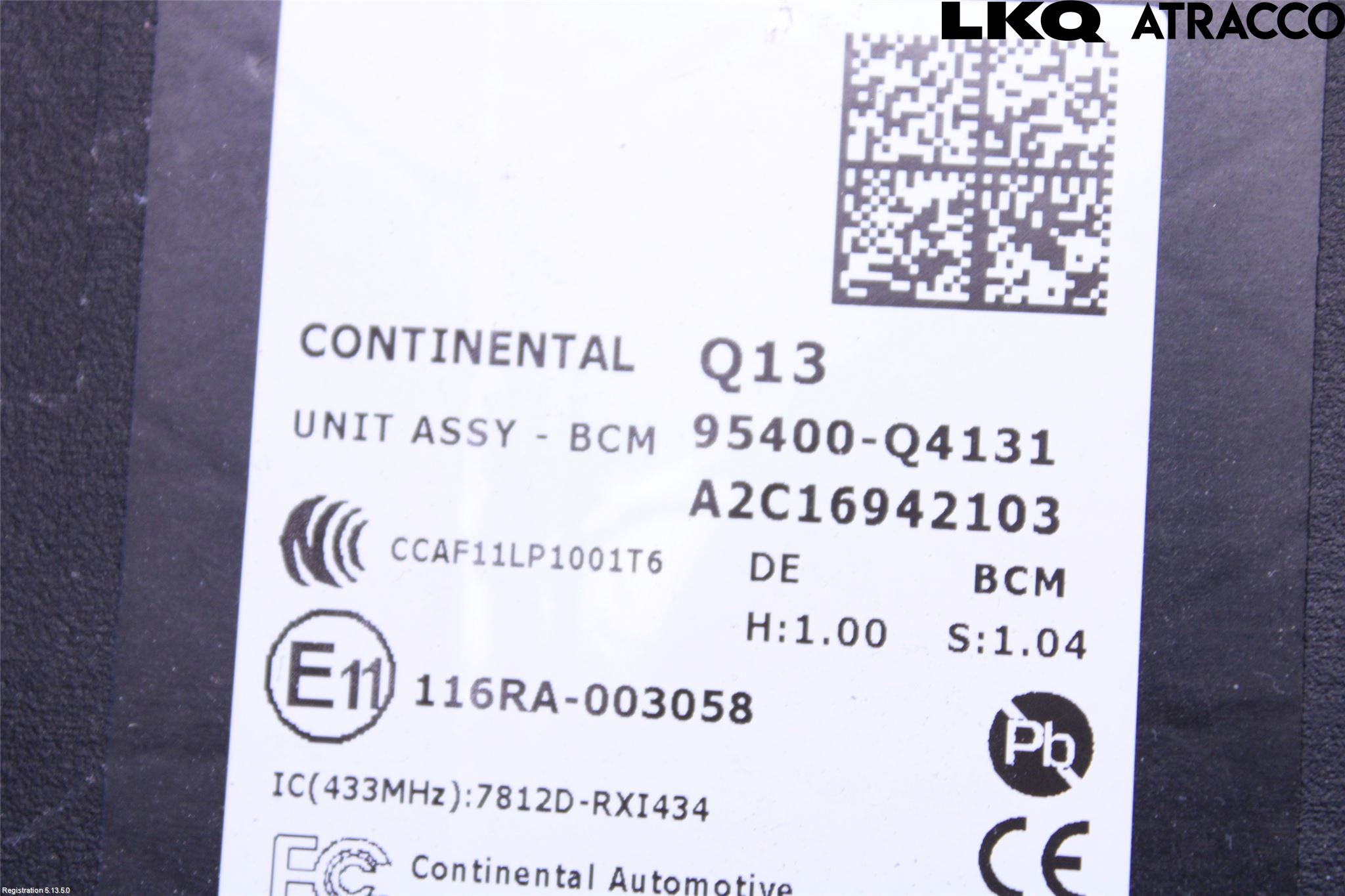 Kia NIRO (DE) 17-22 Styrenhet Övrigt