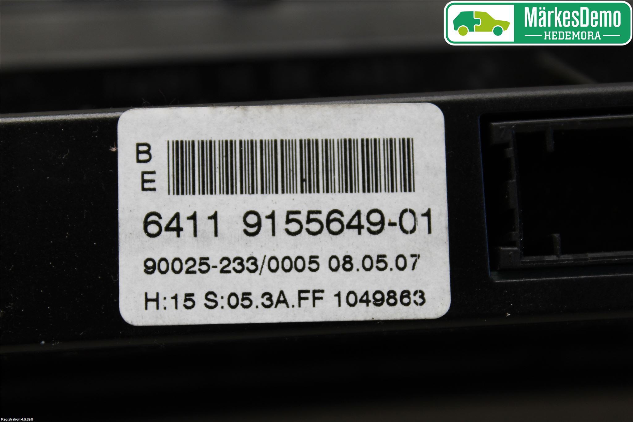 BMW 5 E60/61 Sed/Tou 02-10 Ac Styrenhet Ac Manöveren