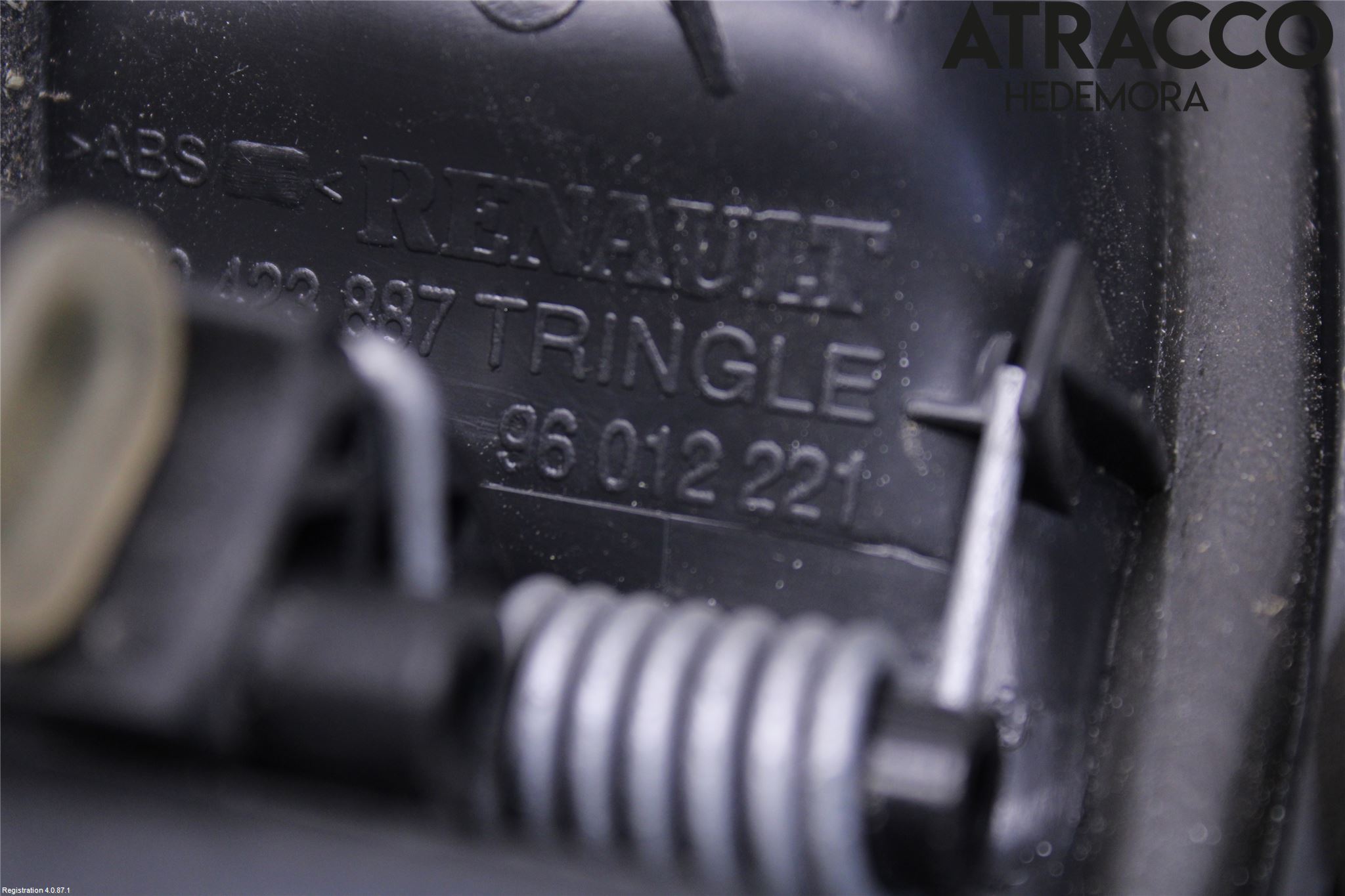 Renault TRAFIC/E-TECH 15- Bakluckehandtag Inre