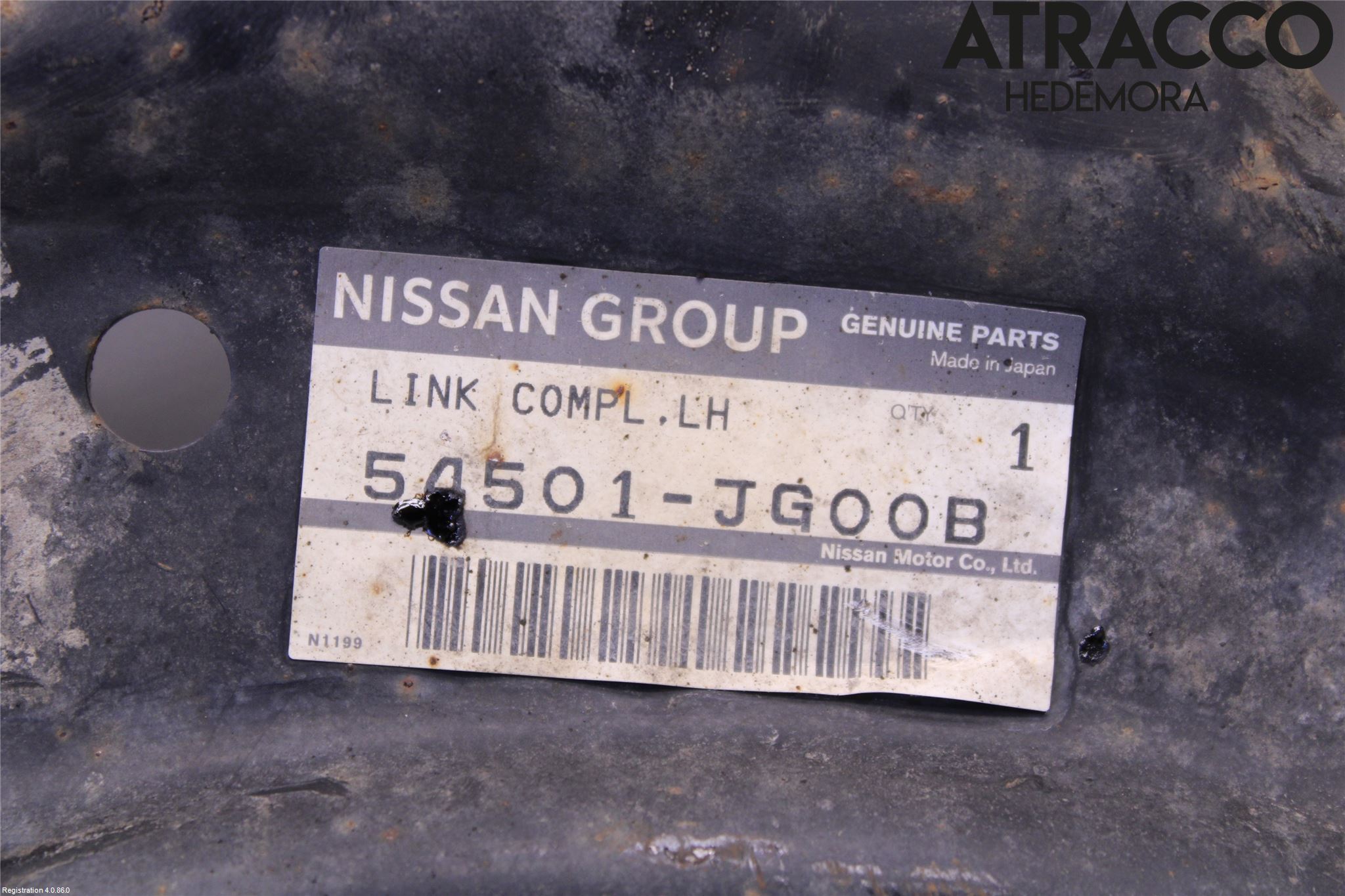 Nissan X-TRAIL 08-14 Bärarm Fram Undre Vä