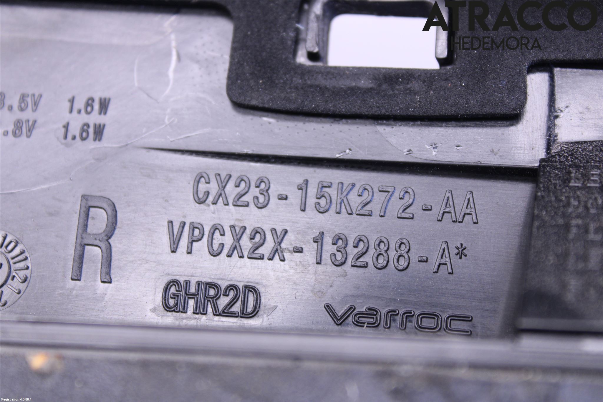 Jaguar XF 08-15 Bakljus Lucka Hö