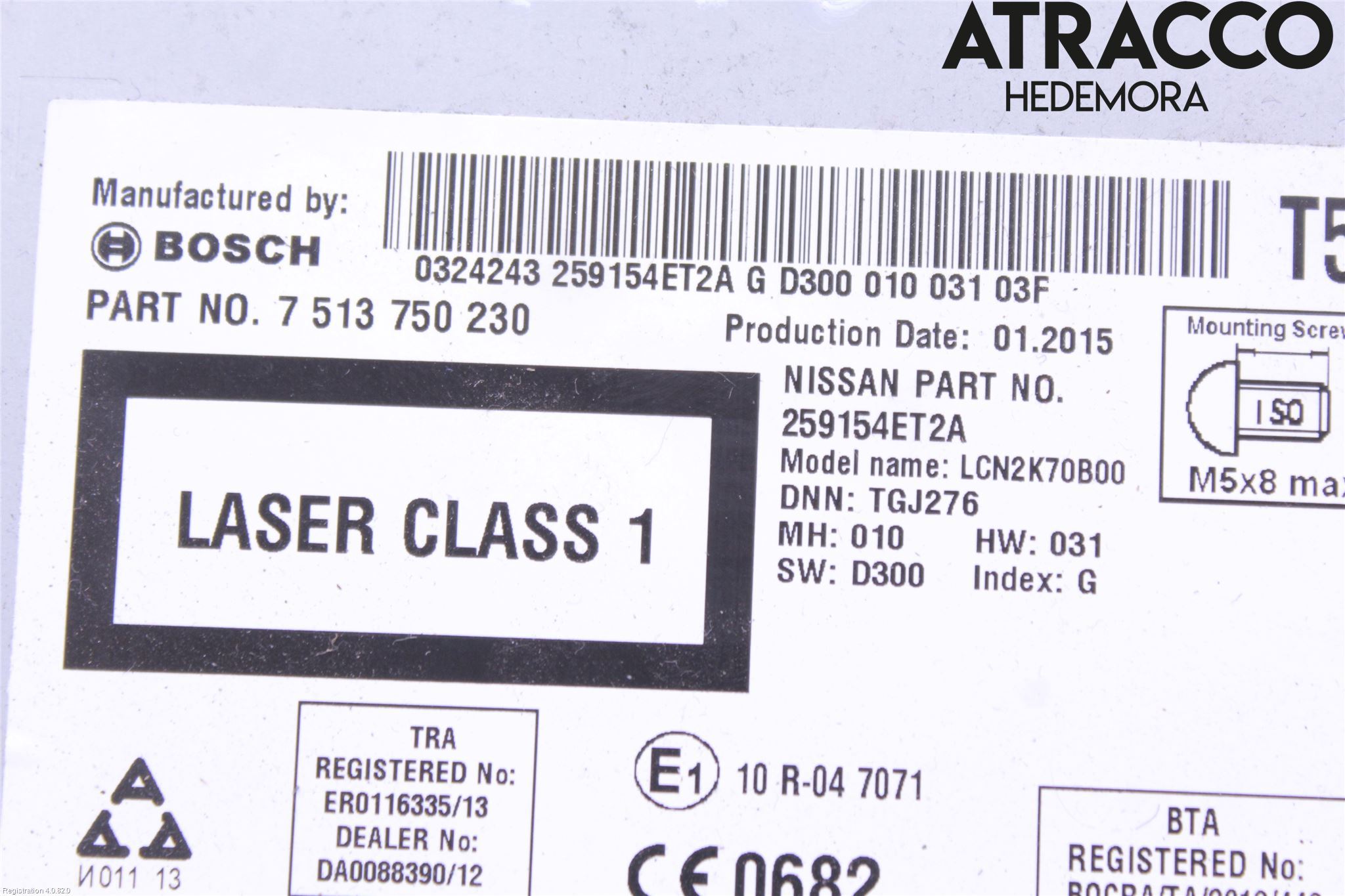 Nissan QASHQAI 14-17 Cd Radio - Multimediapanel