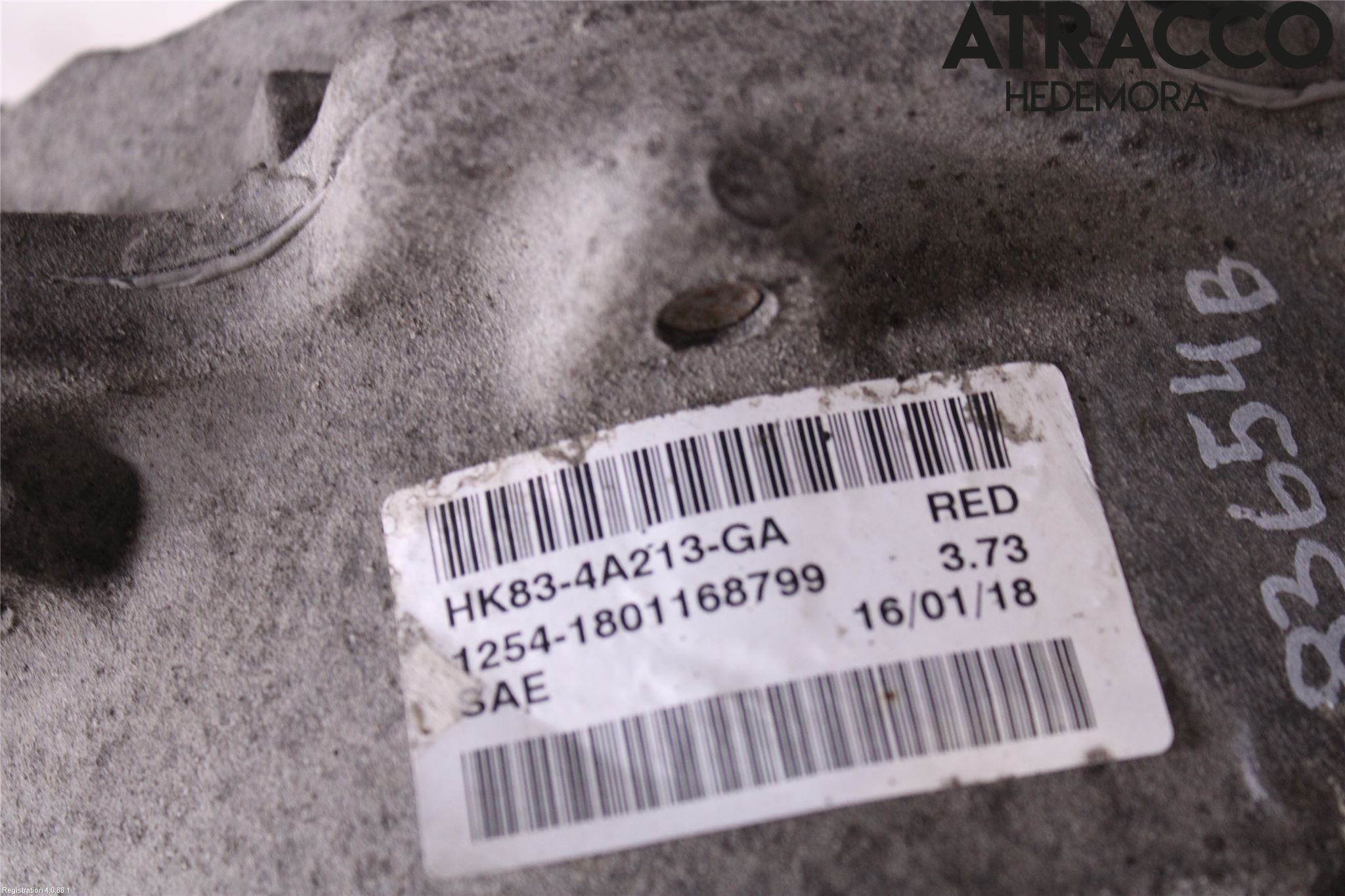 Jaguar F-PACE Bakväxel-Diff