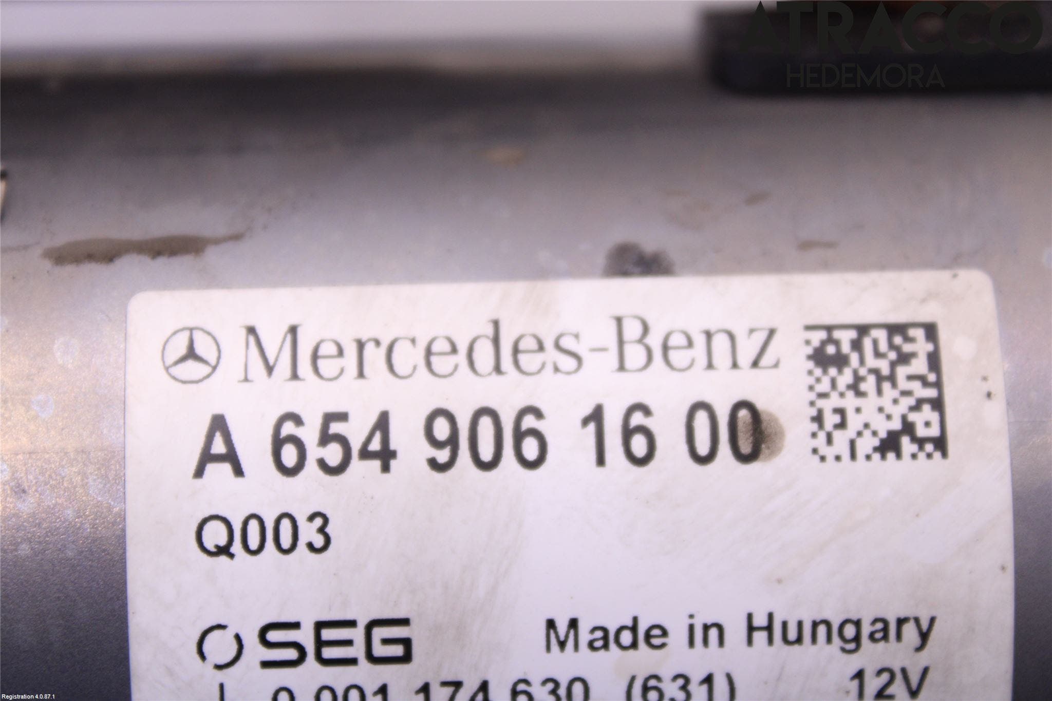 Mercedes-Benz MB C-KLASS (W205) 14-21 Startmotor Diesel