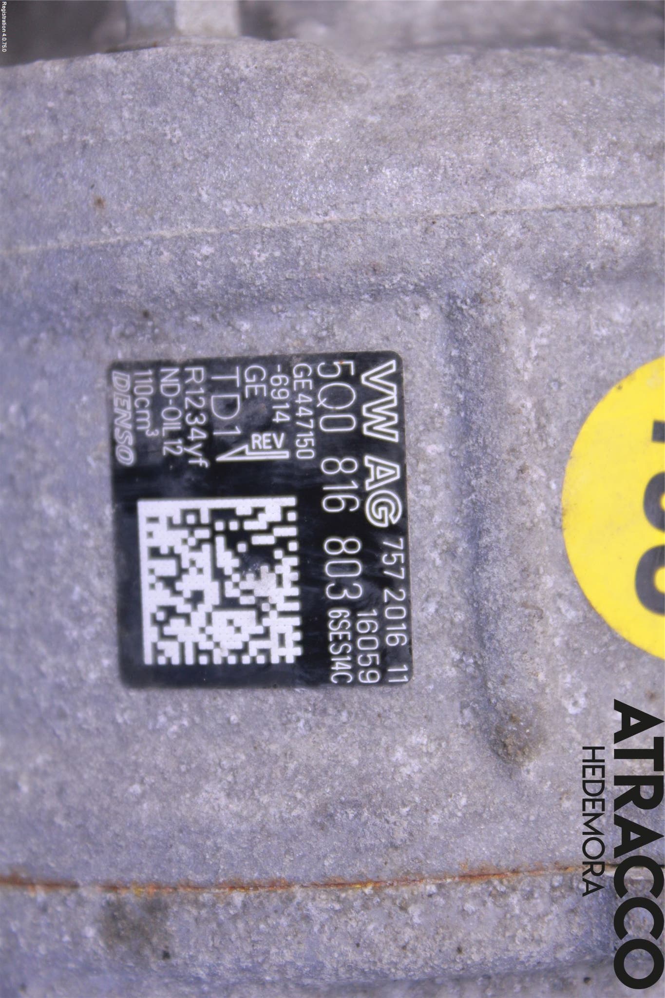 Volkswagen VW GOLF / E-GOLF VII 13-20 Ac Kompressor