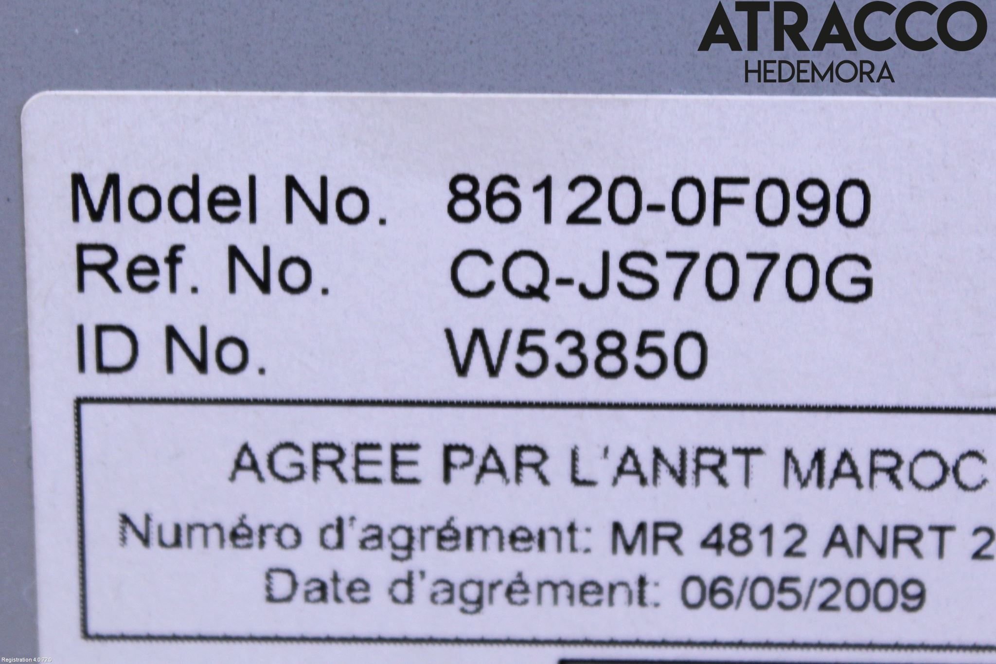 Toyota VERSO 09-18 Cd Radio - Multimediapanel