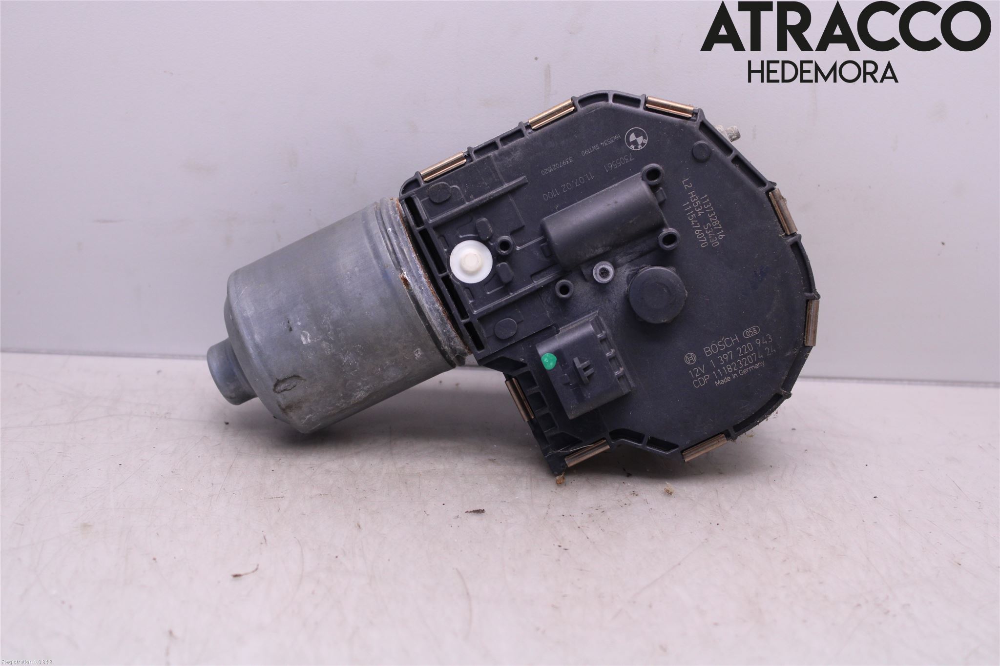 BMW 5 F10/F11/F18 09-17 Torkarmotor Vindruta